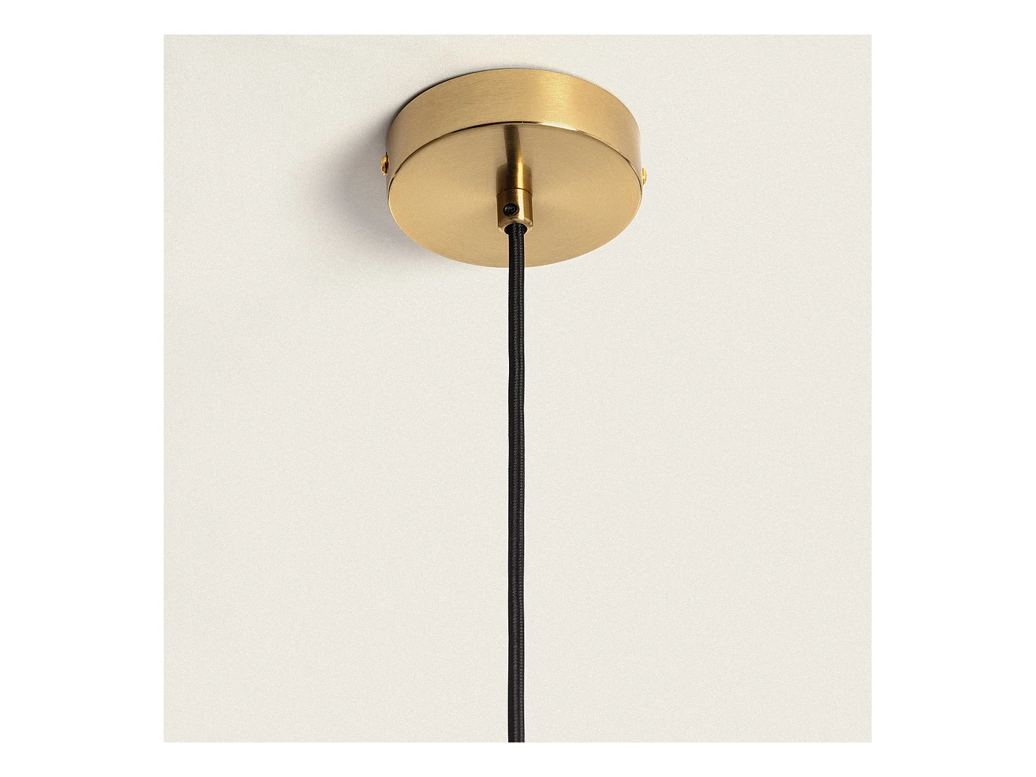 Lampada Sospensione Metallo e Vetro Moonlight Brass Oro