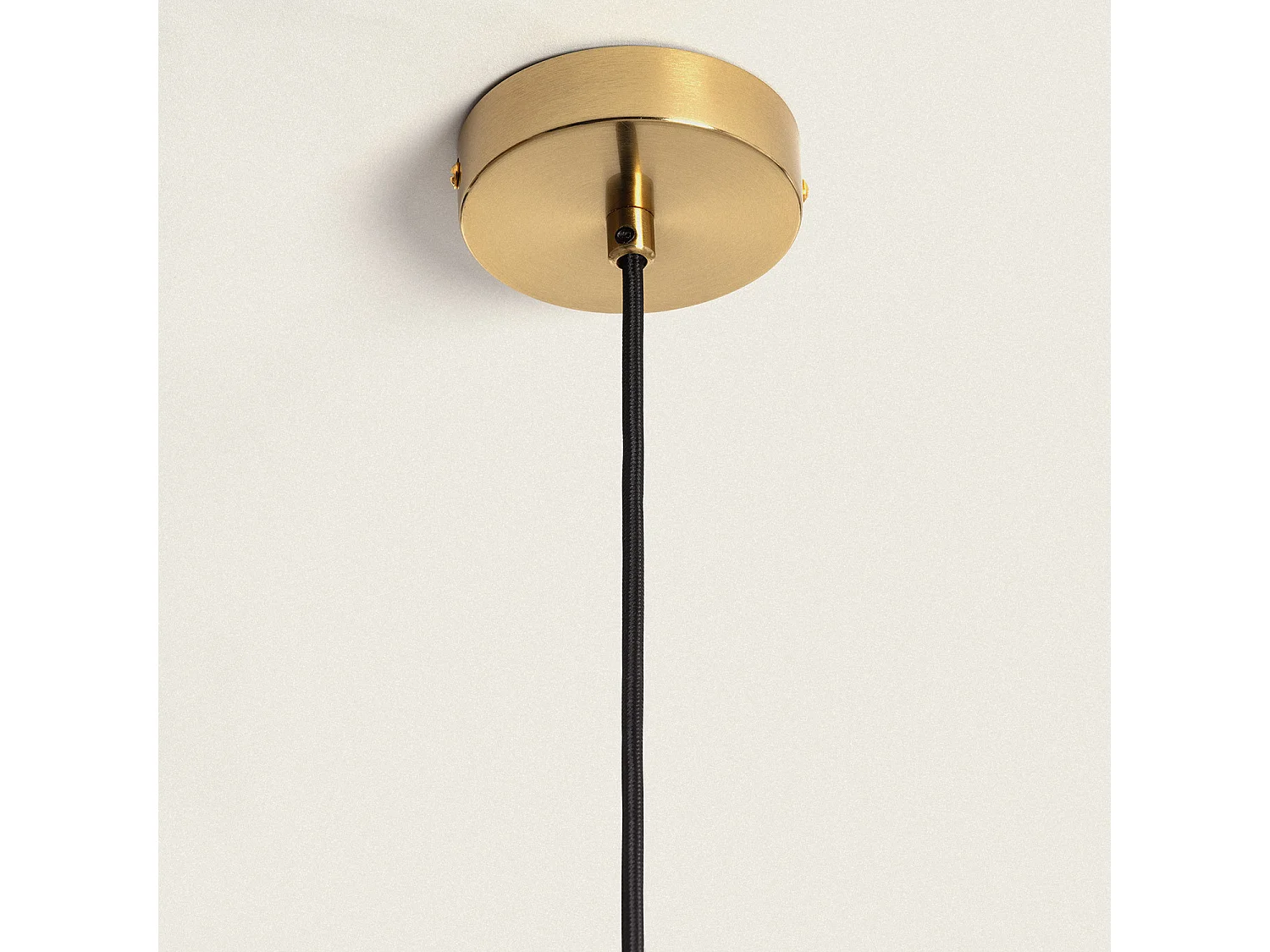 Lampada a Sospensione Metallo e Vetro Moonlight Brass Oro