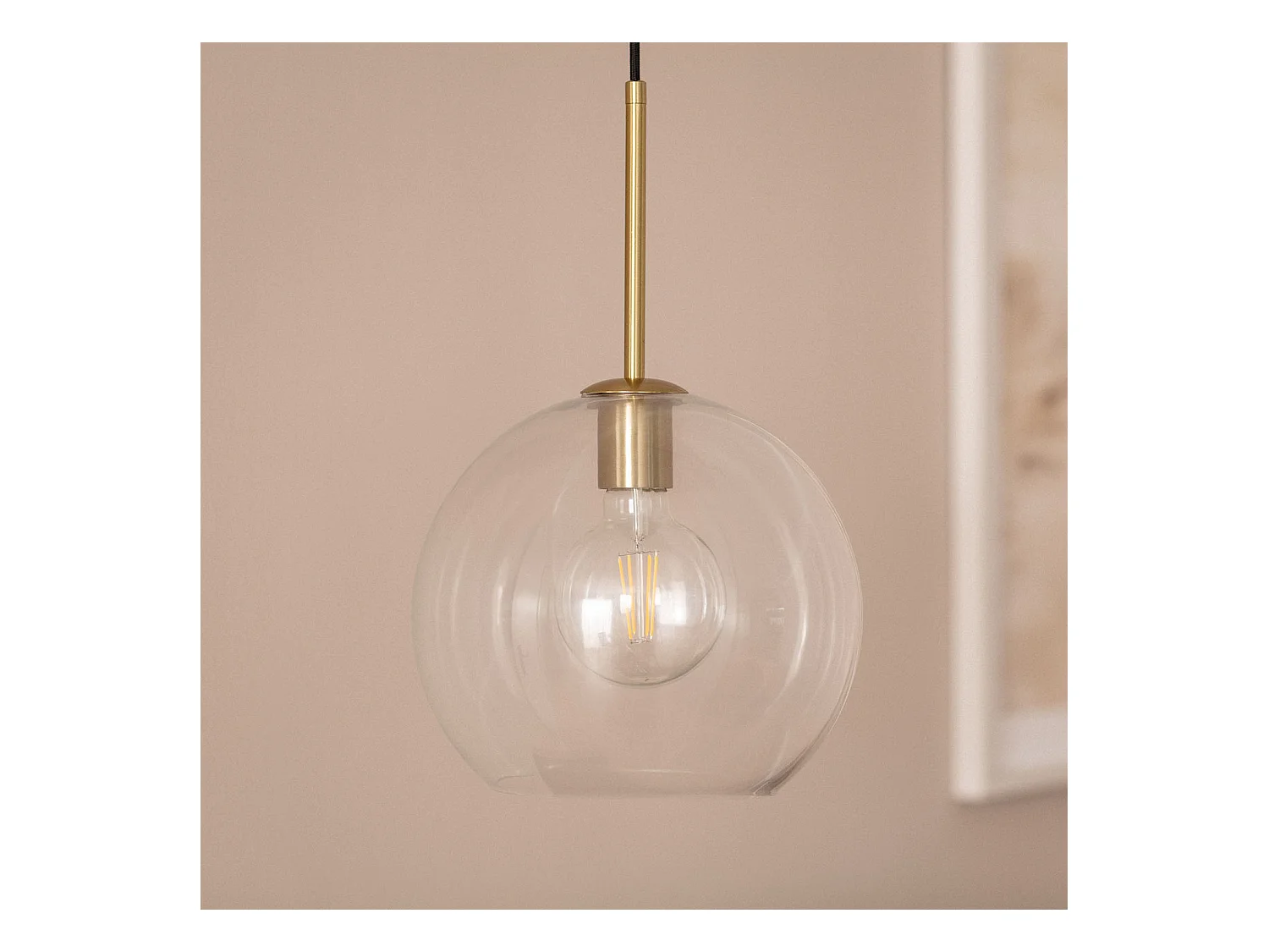 Suspension Crystal Ona Transparent