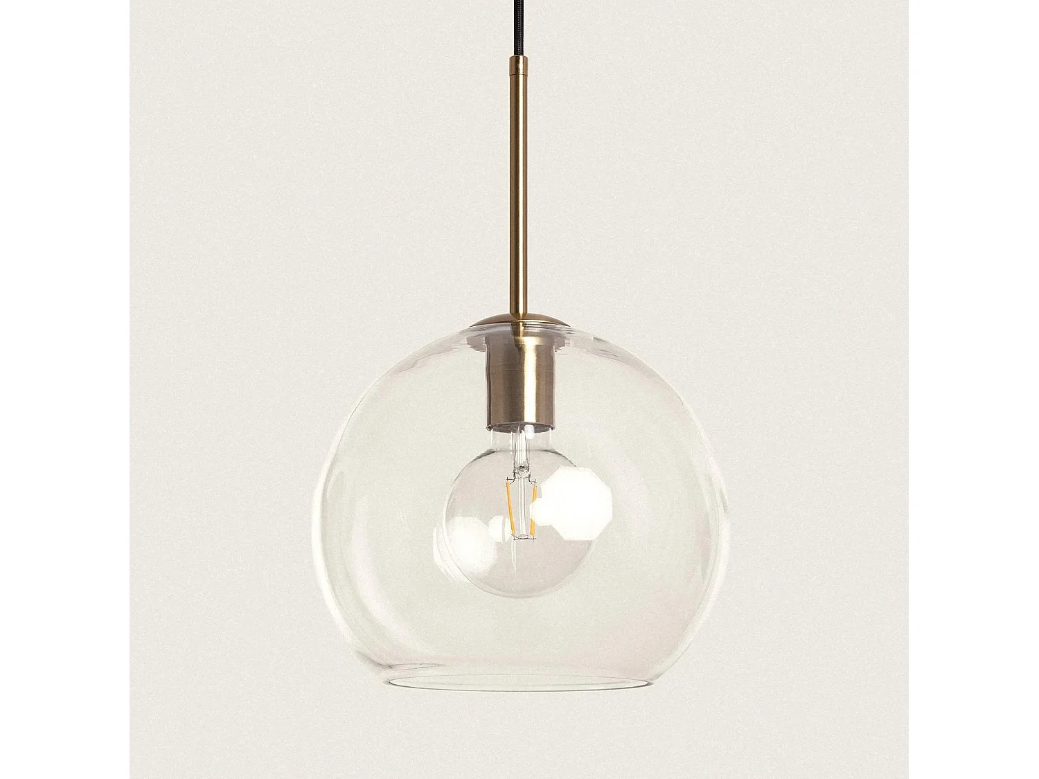 Lámpara Colgante Cristal Ona Transparente