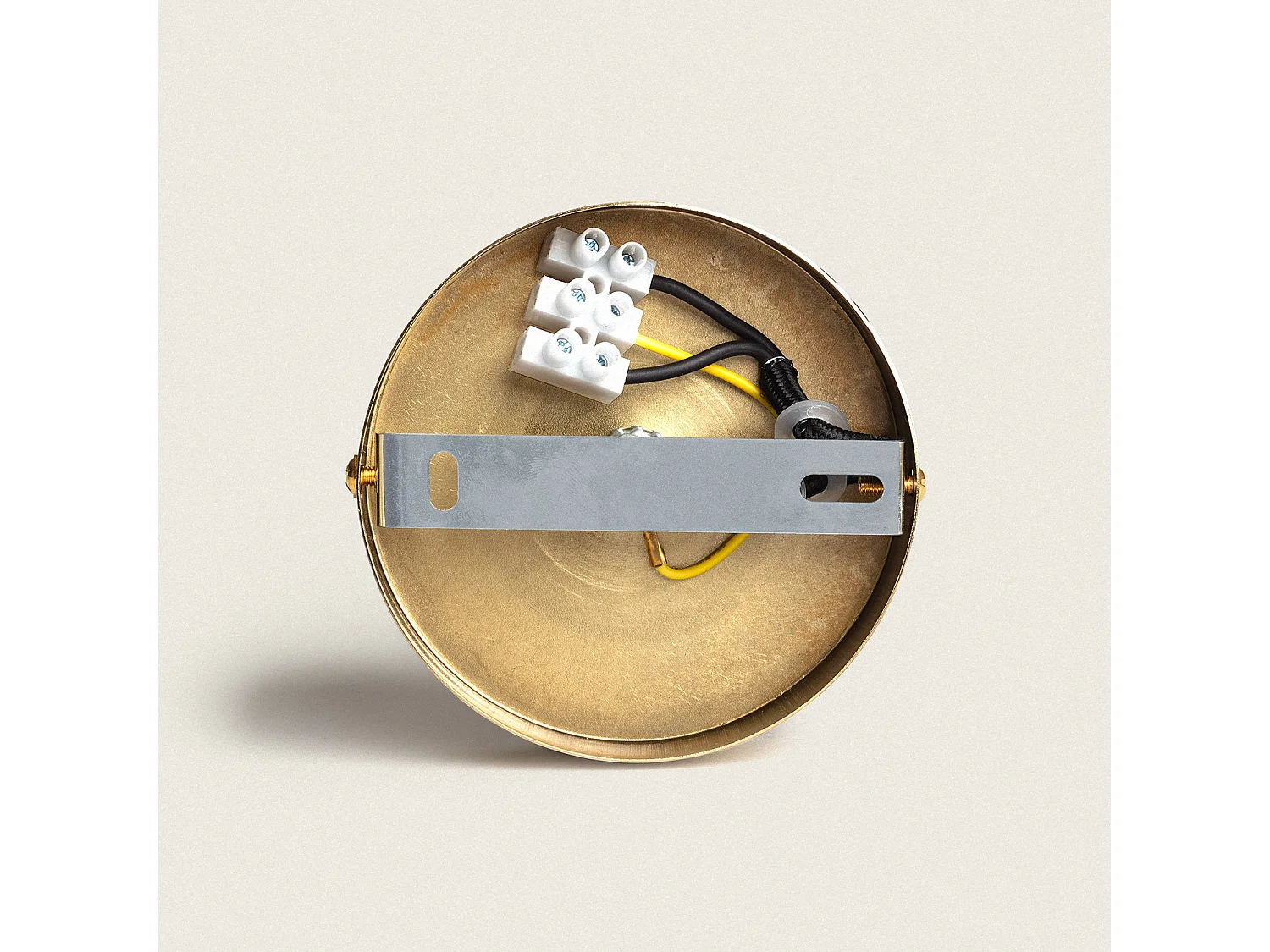 Lampada a Sospensione Metallo e Vetro Oto Oro