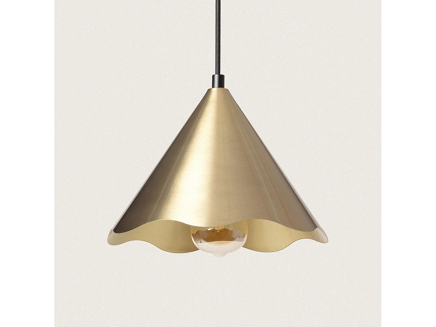 Suspension Métal Blair Doré