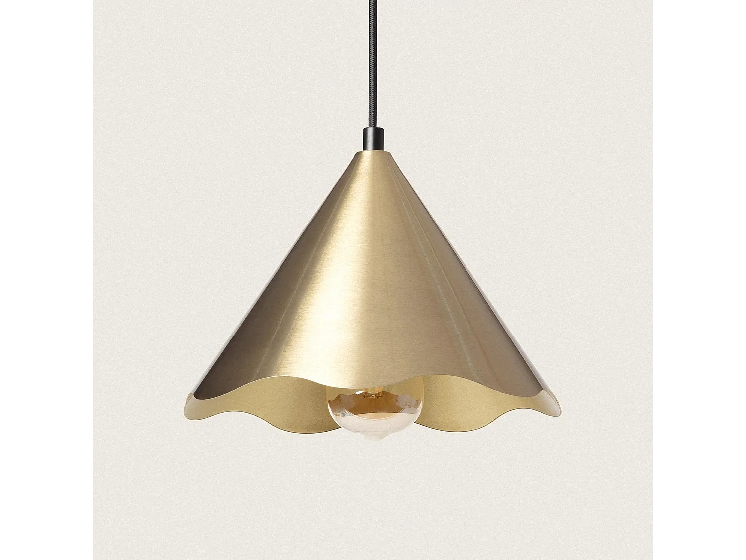 Suspension Métal Blair Doré