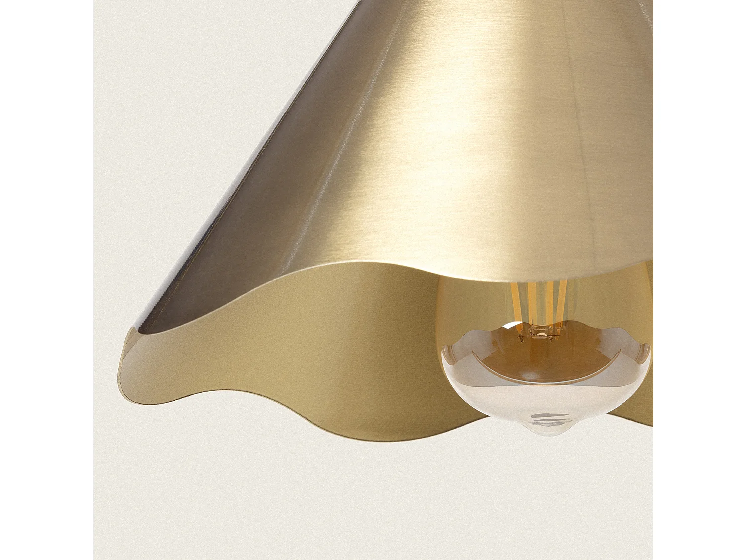 Suspension Métal Blair Doré