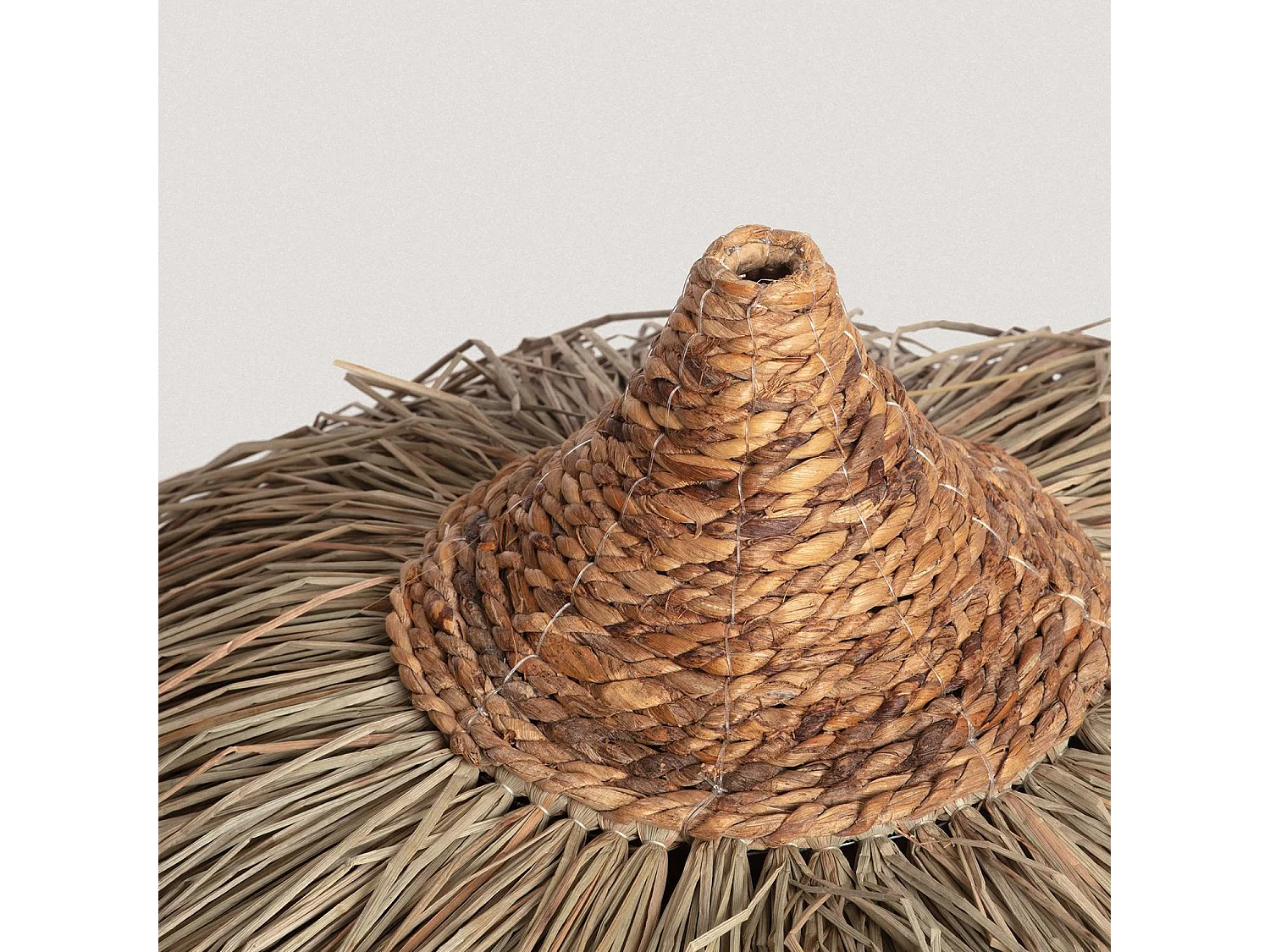 Abat-jour Suspension Rotin Liana ILUZZIA Naturel