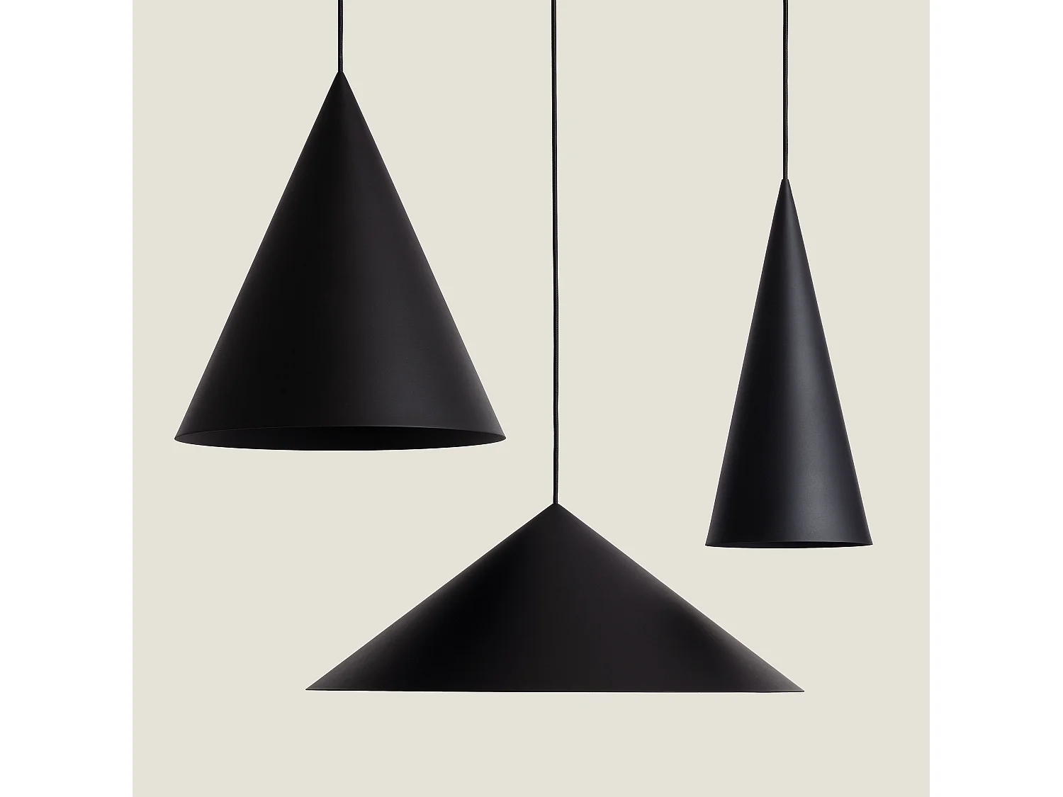 Suspension Aluminium Odyssey Large  Noir