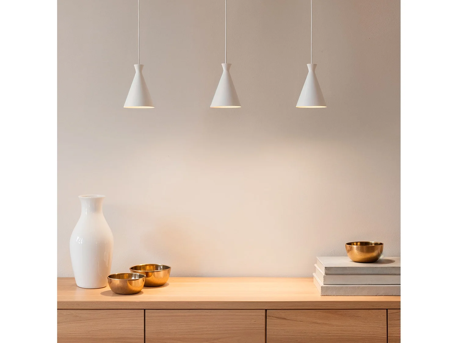 Lampada a Sospensione LED 6W Alluminio Drake Bianco