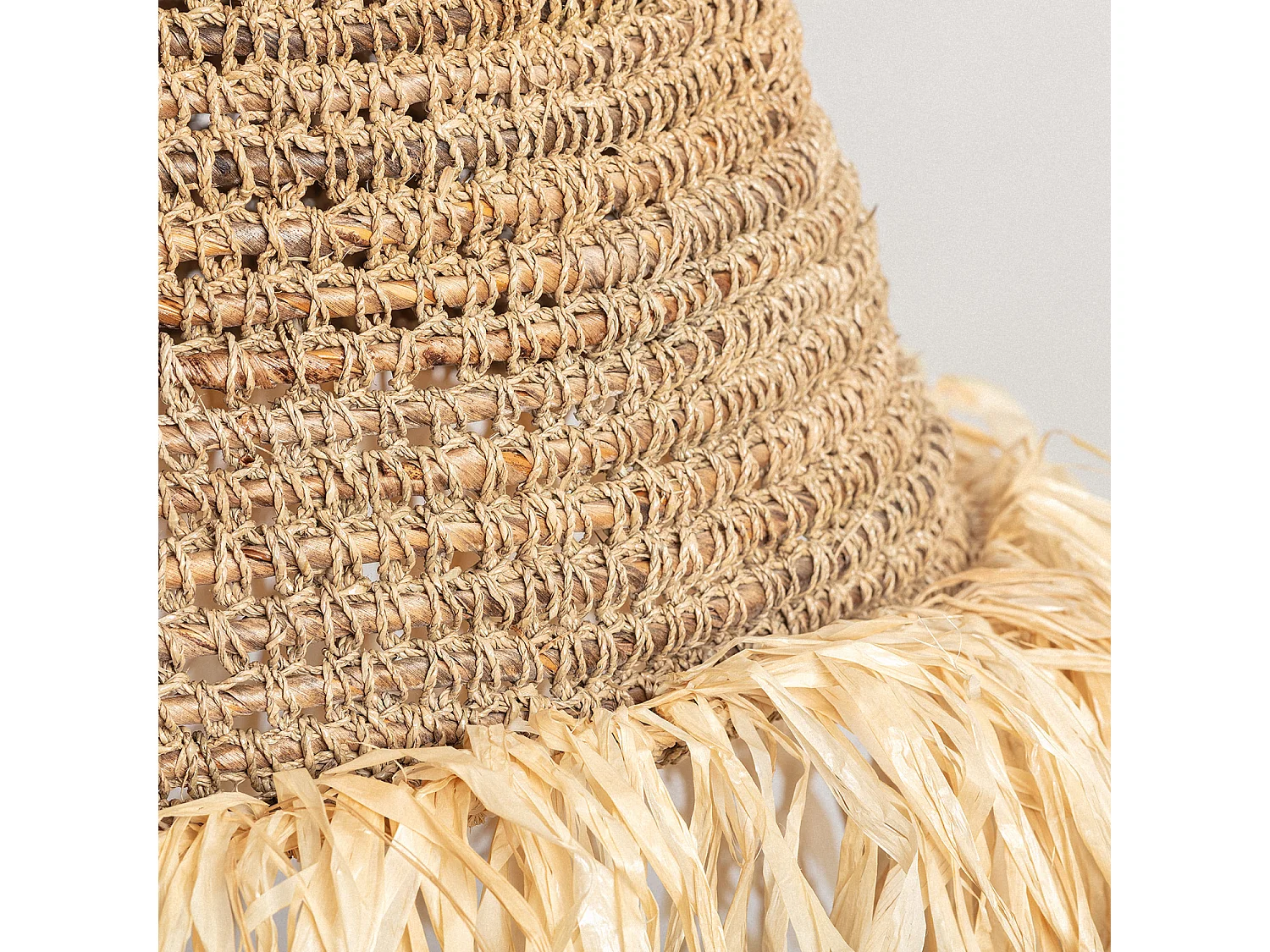 Abat-jour Suspension Rotin Rahan ILUZZIA  Naturel