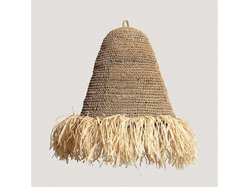 Abat-jour Suspension Rotin Rahan ILUZZIA  Naturel