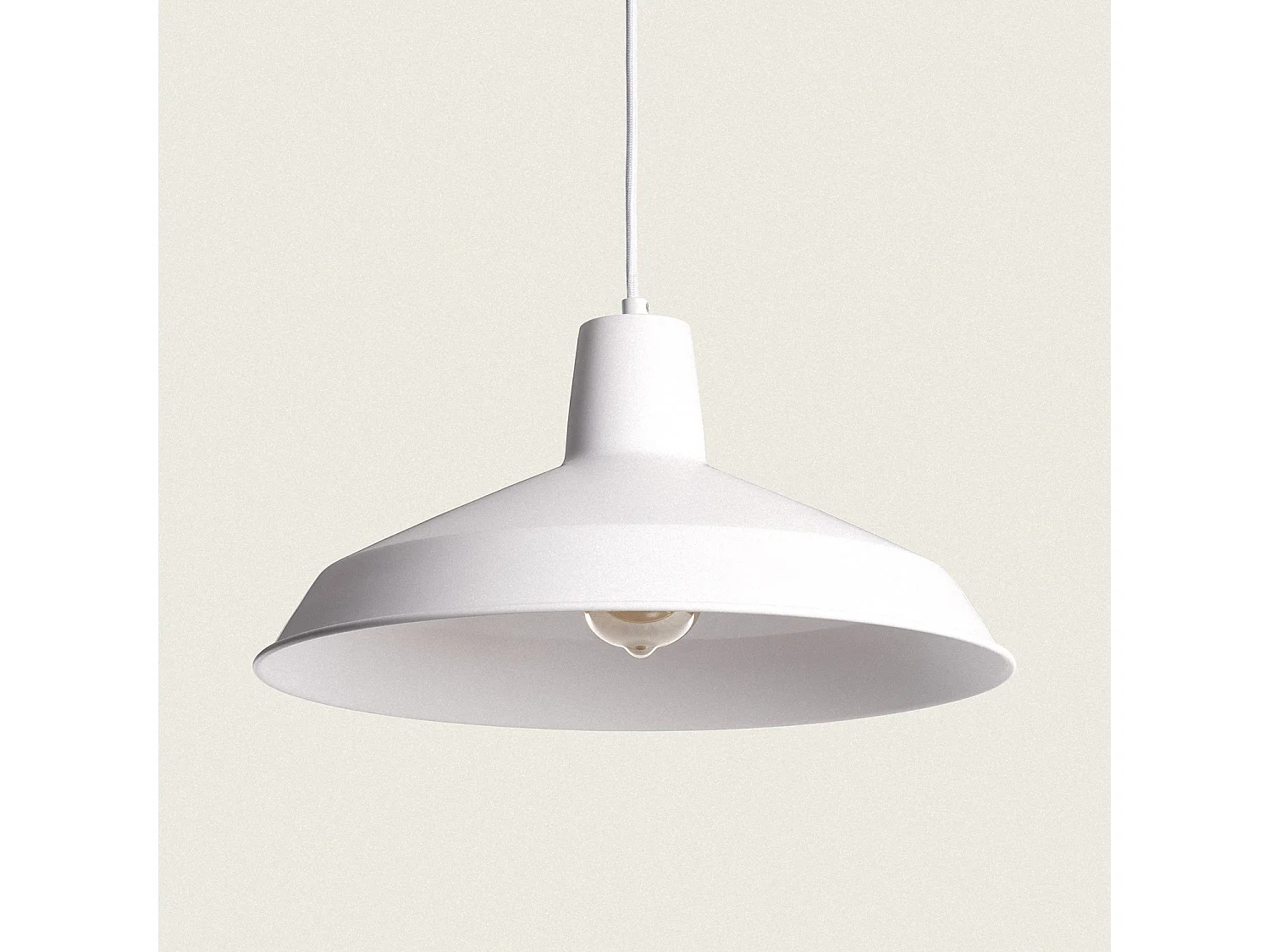 Lámpara Colgante Metal Meistter Blanco