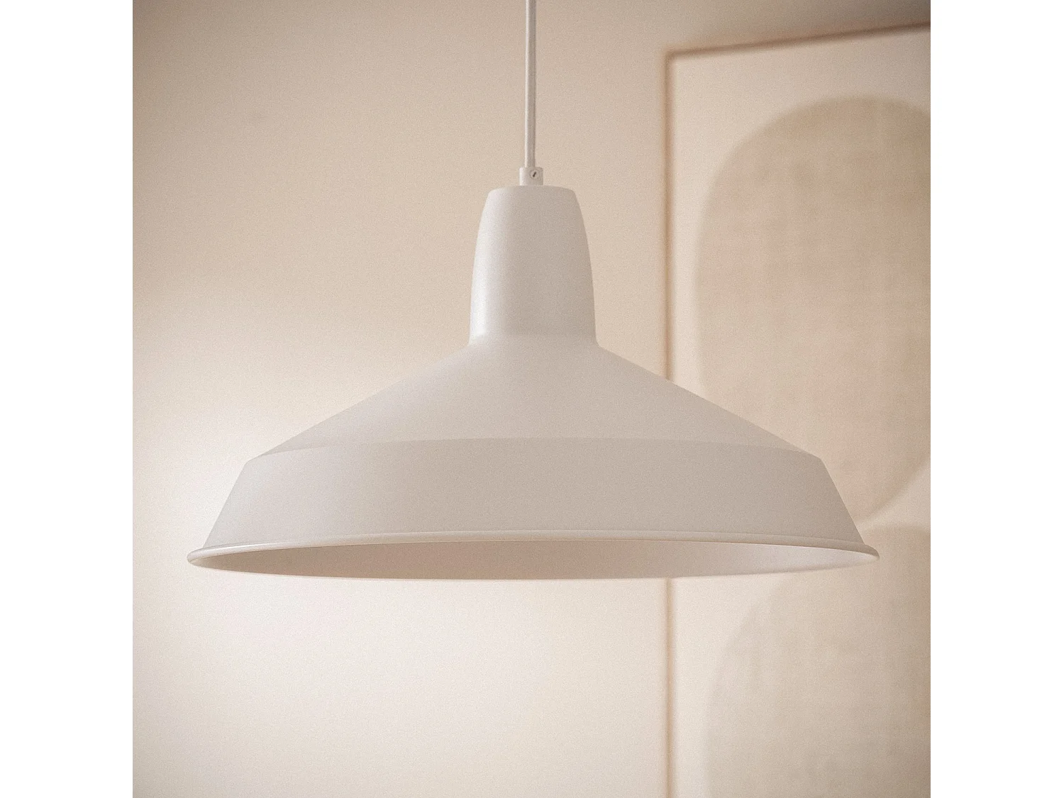 Lámpara Colgante Metal Meistter Blanco