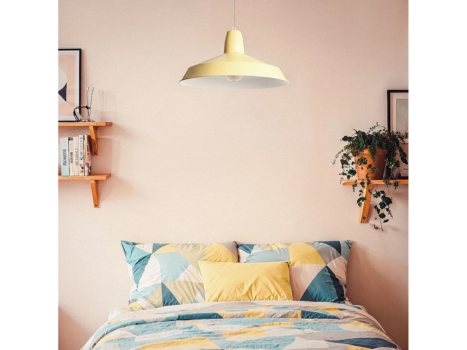 Lámpara Colgante Metal Meistter Amarillo