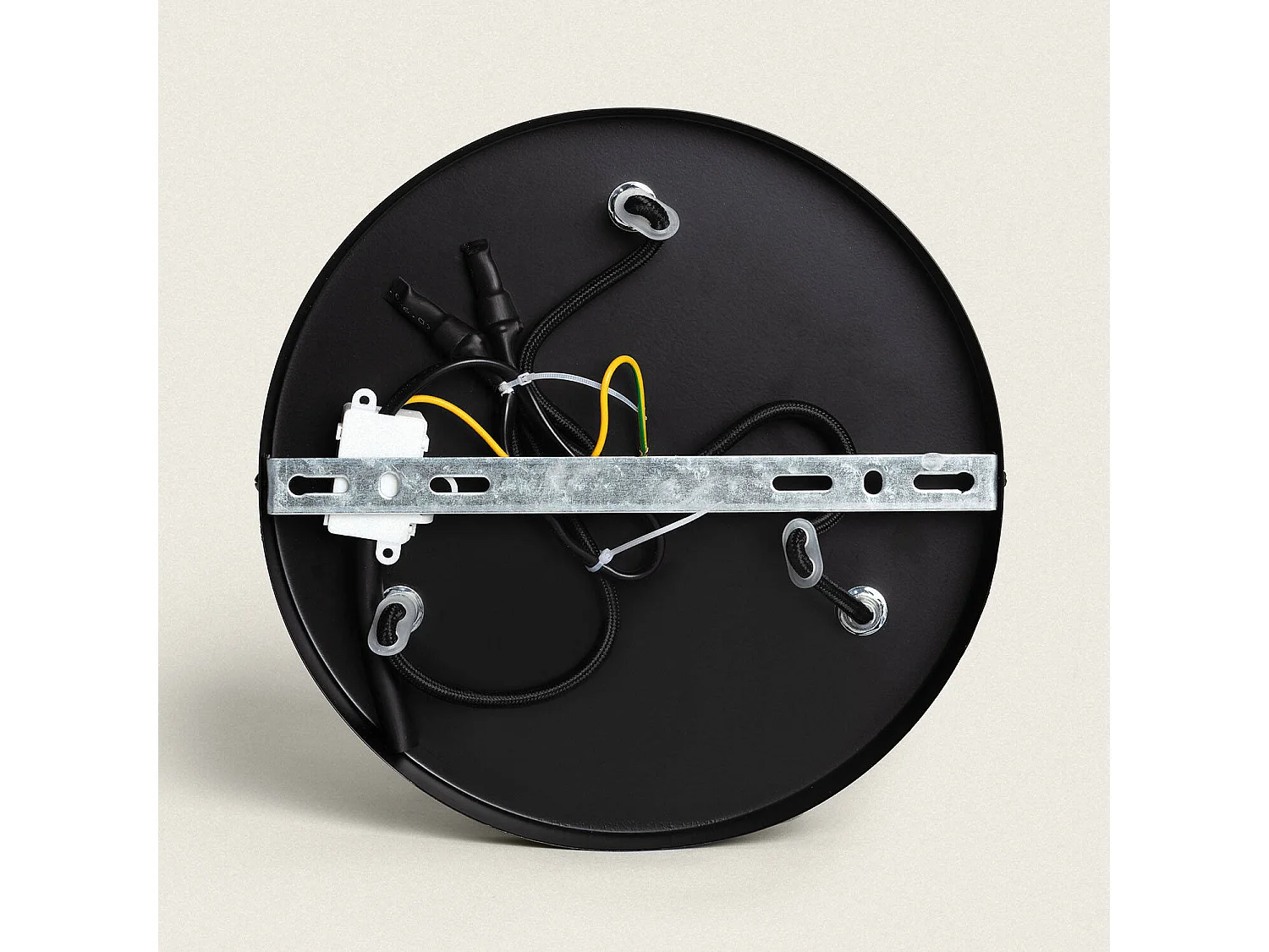 Suspension Métal Cascade 3 Spots  Noir