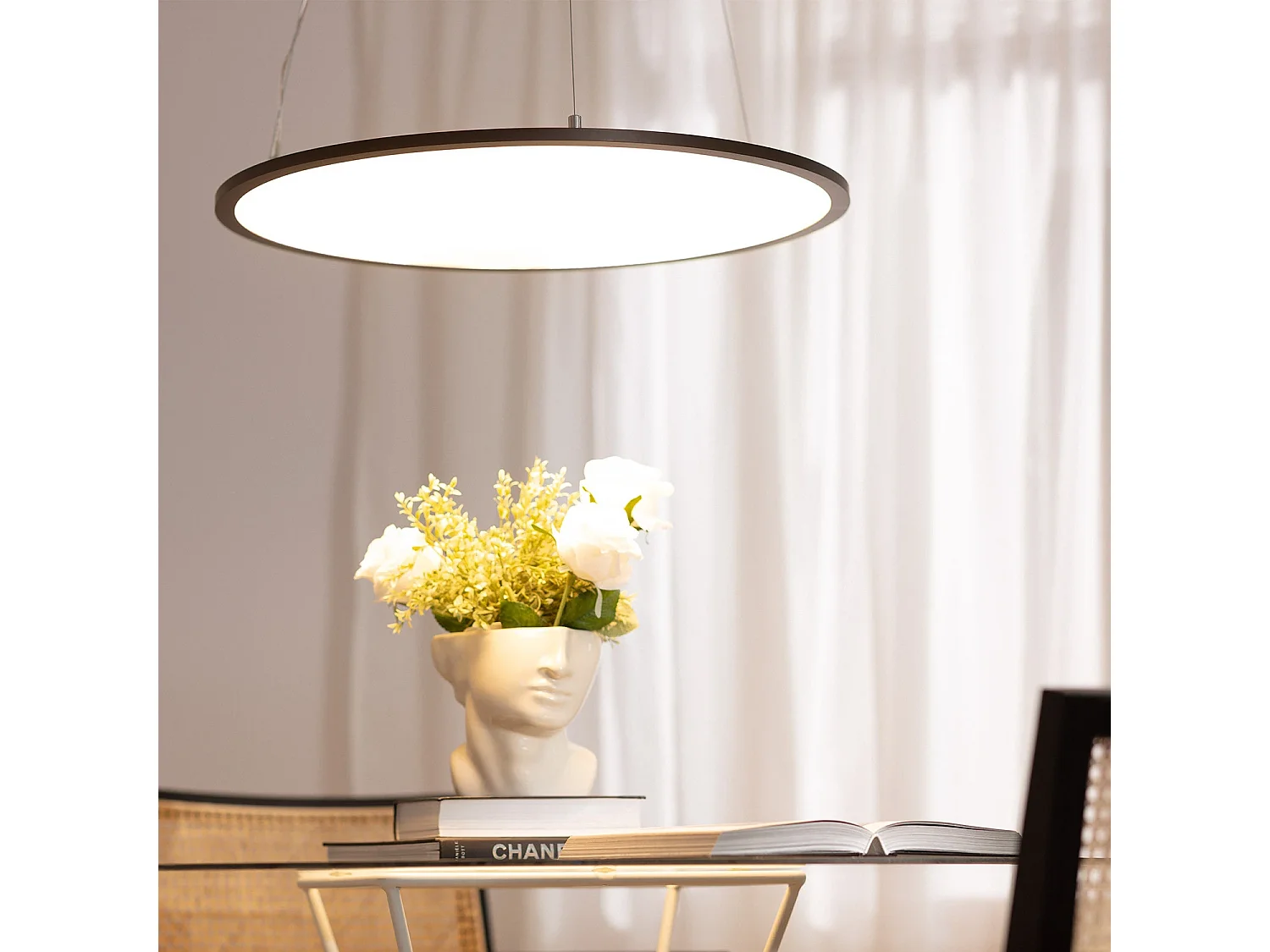 Lámpara Colgante LED 36W de Metal Magnus 2700K Blanco Cálido