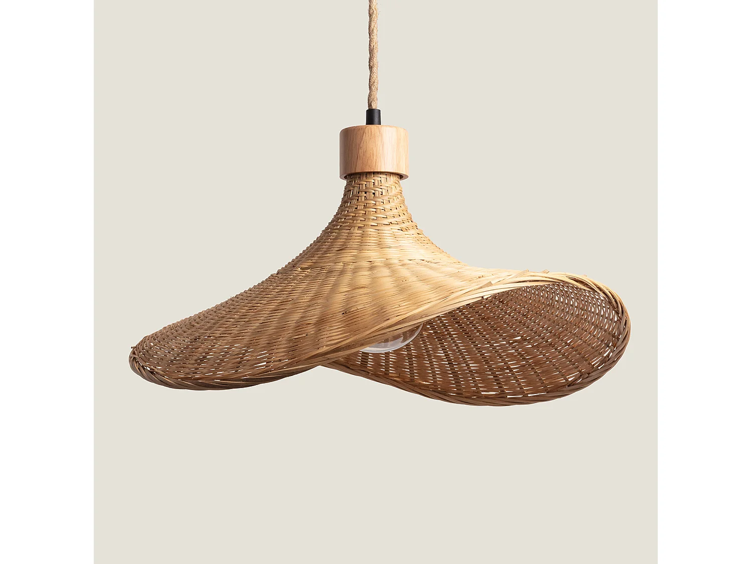 Suspension Bambou Kathu Sienet Naturel