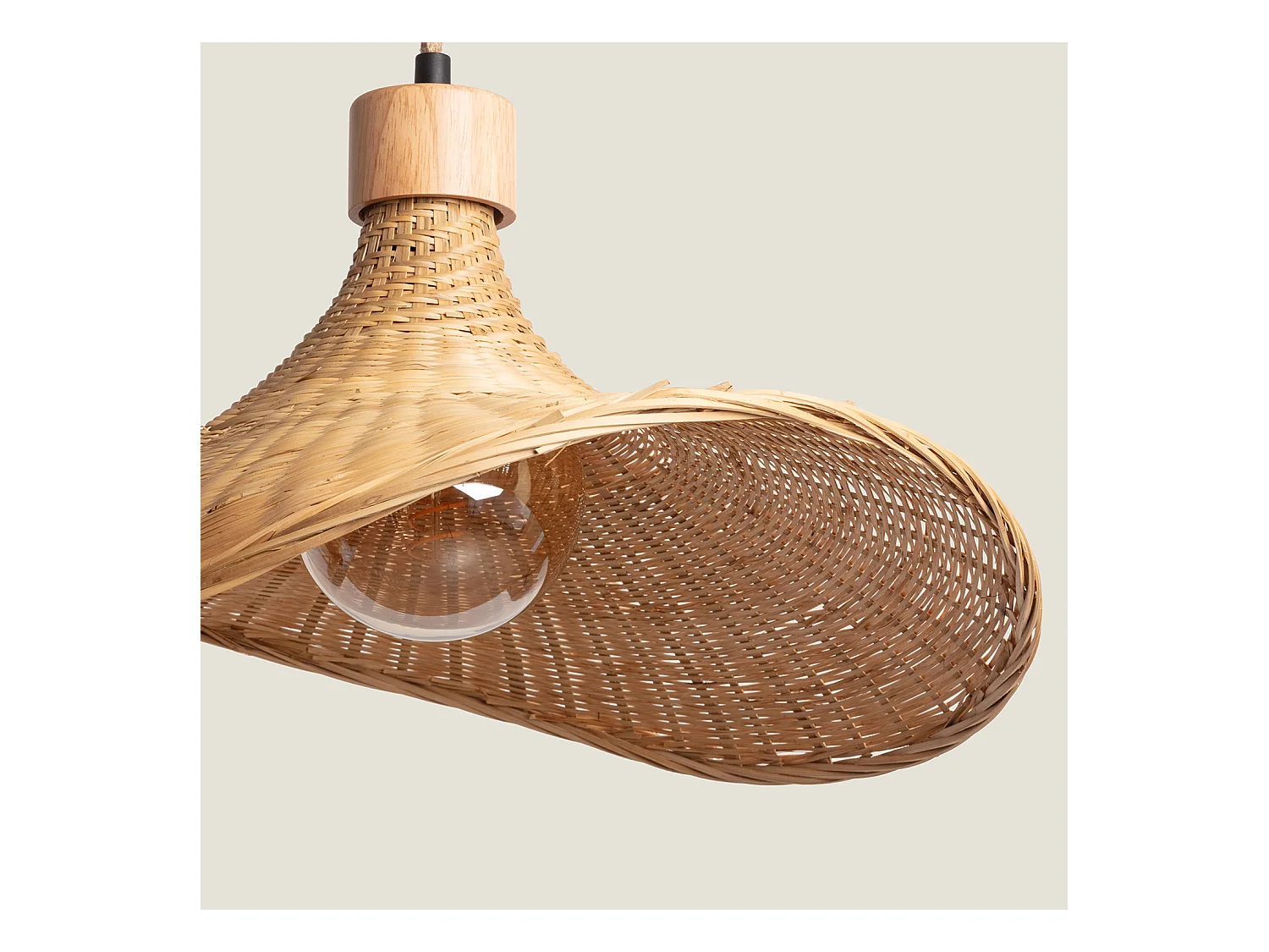 Suspension Bambou Kathu Sienet Naturel