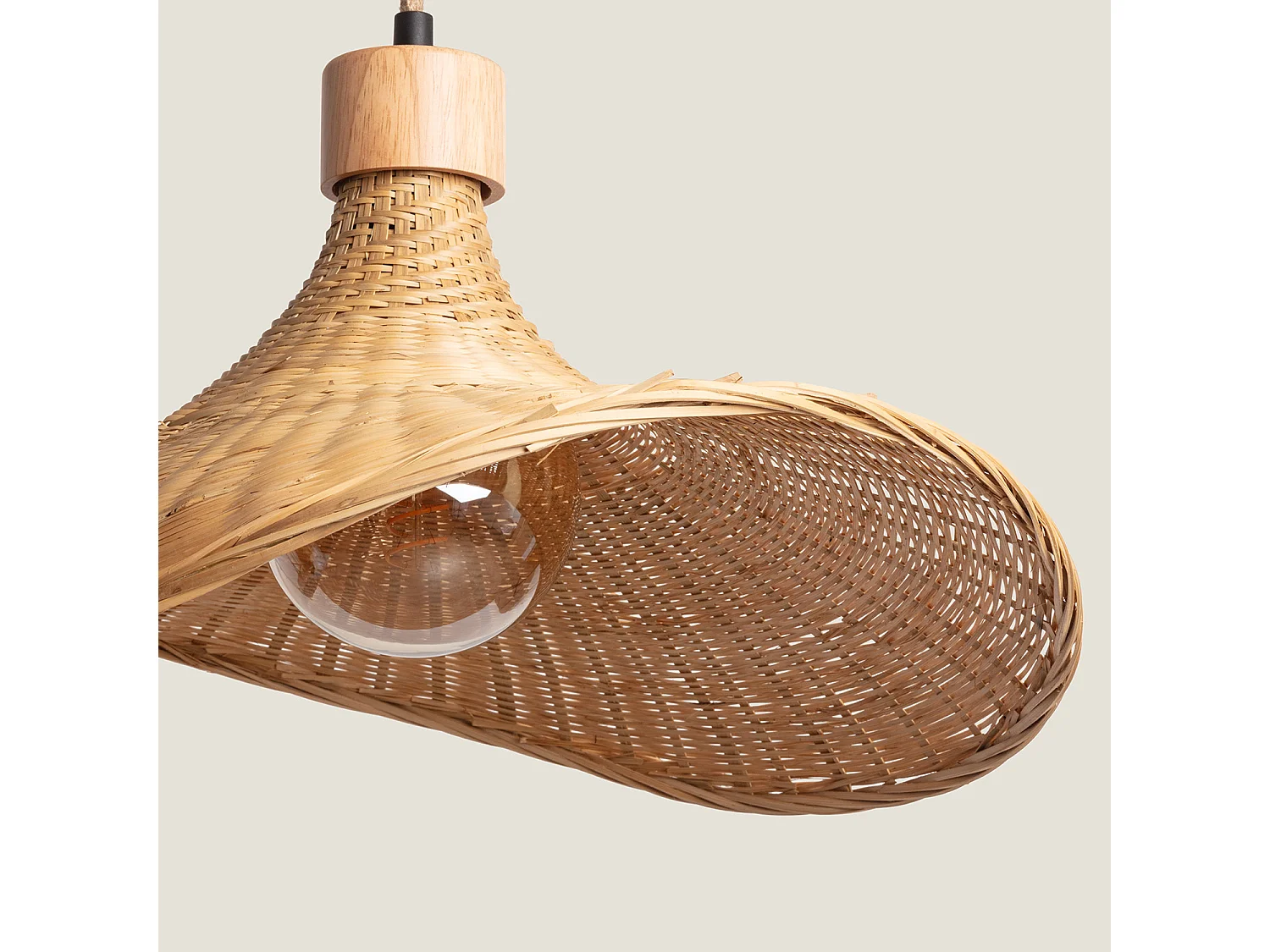 Suspension Bambou Kathu Sienet Naturel