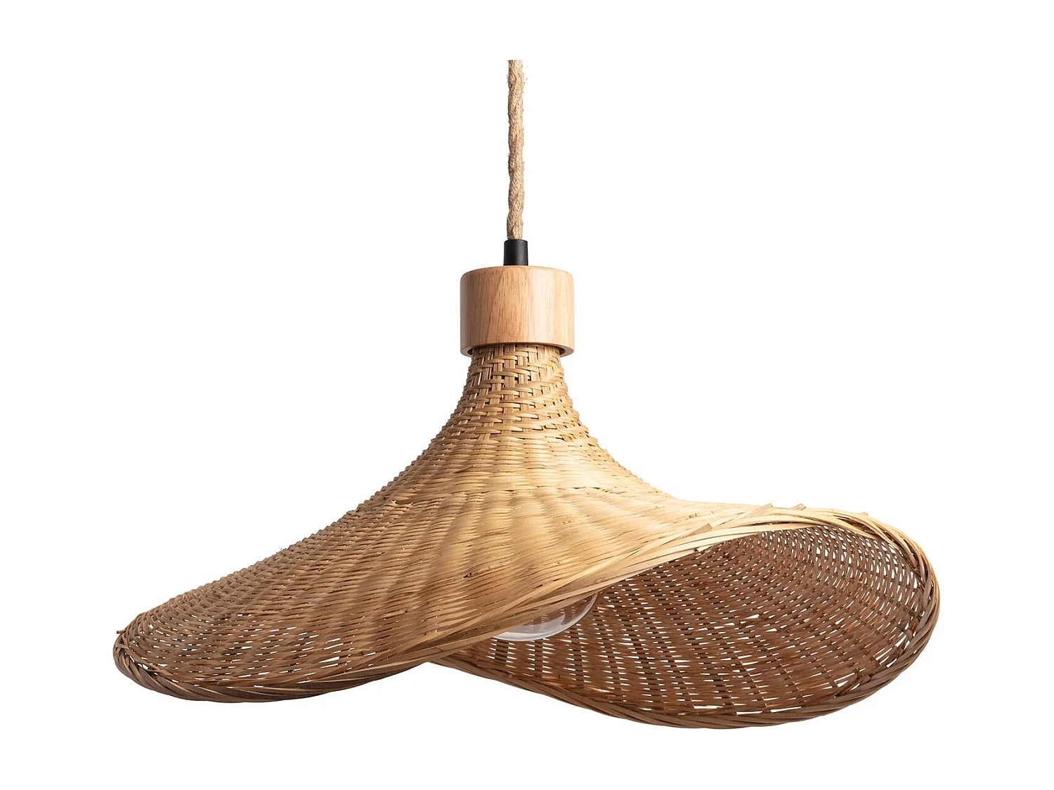 Suspension Bambou Kathu Sienet Naturel