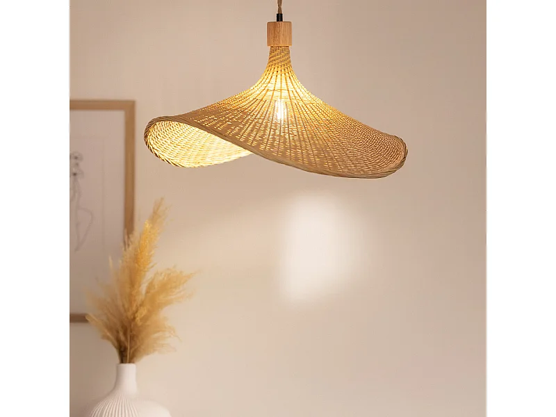 Suspension Bambou Kathu Sienet Naturel