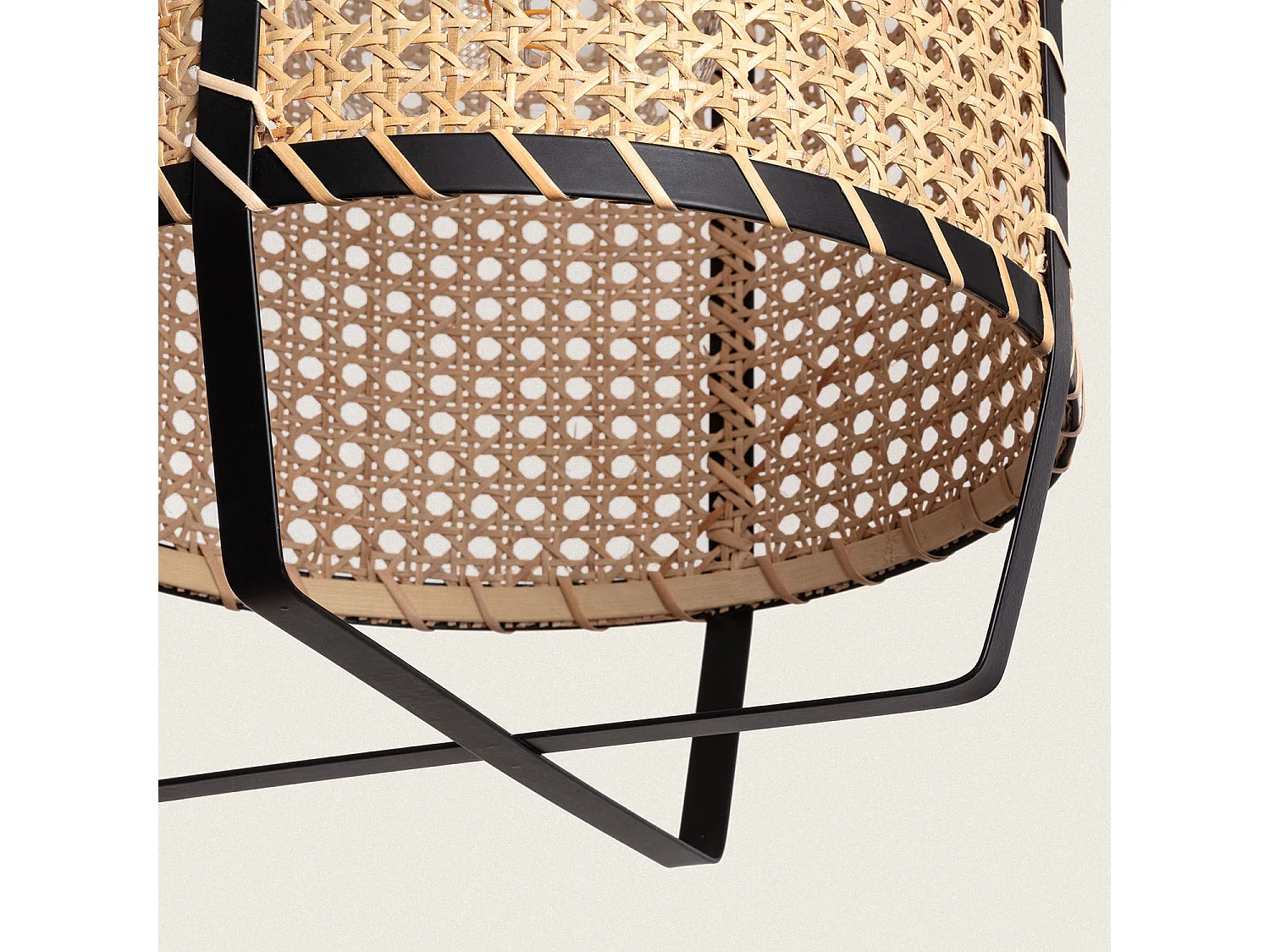 Suspension Rotin Baco  Naturel