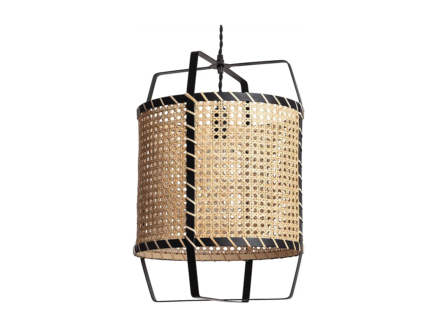 Suspension Rotin Baco  Naturel