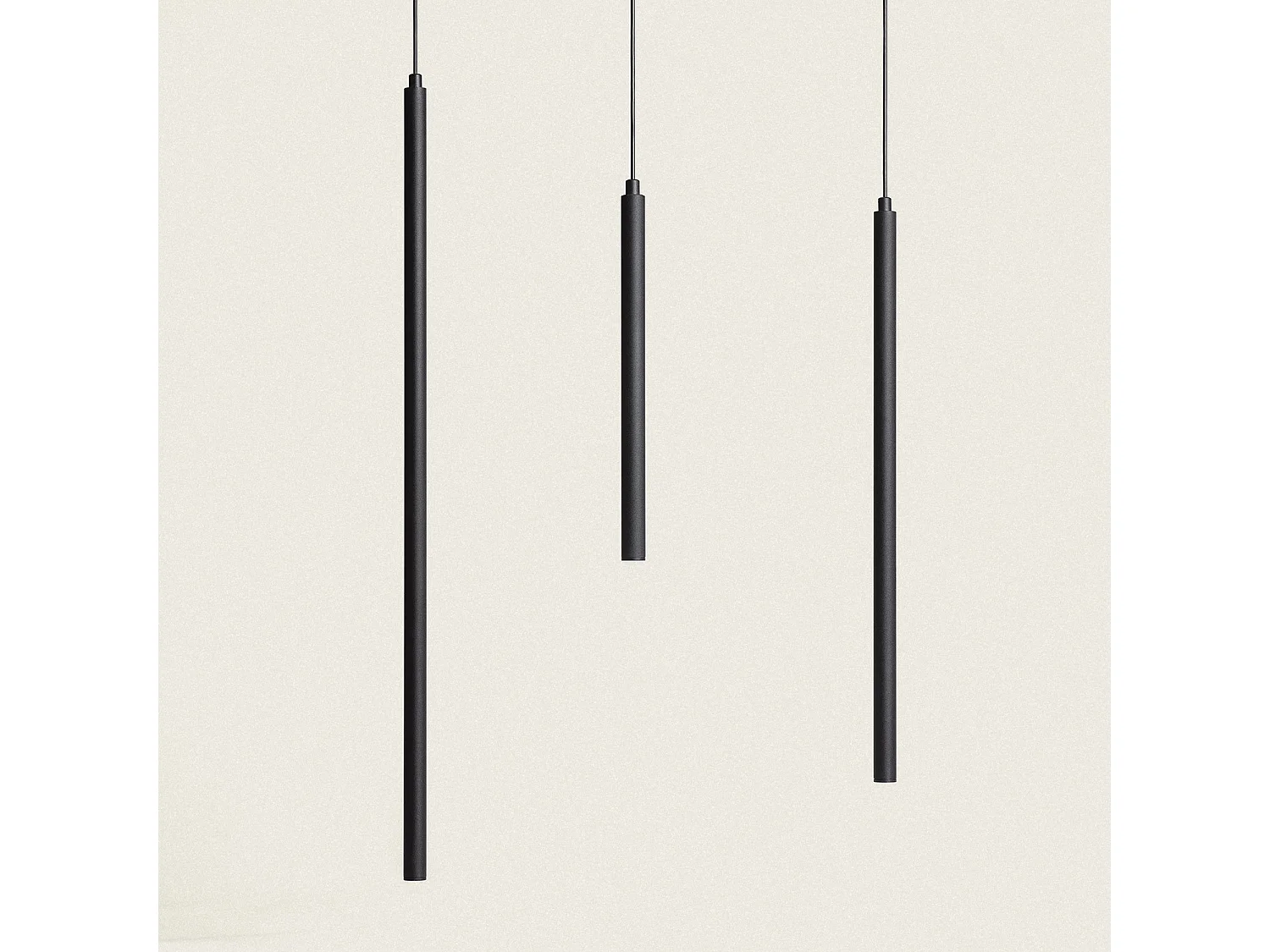 Lámpara Colgante LED 3W Aluminio Evory M Negro