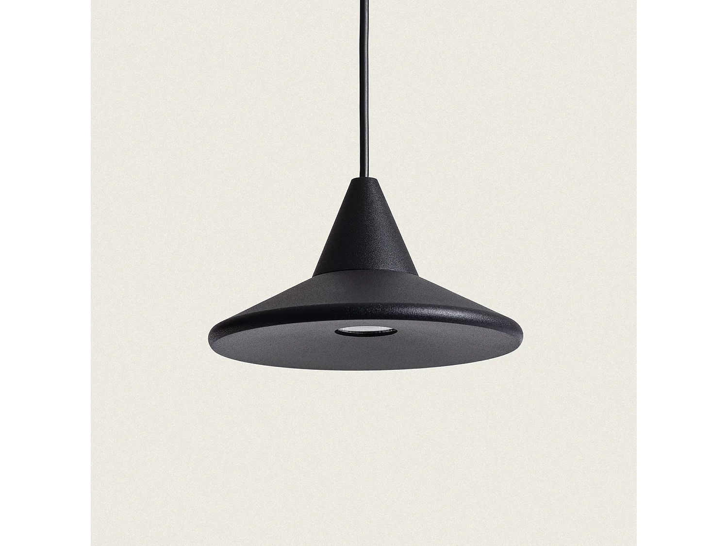 Lámpara Colgante LED 6W Aluminio Edsel Negro