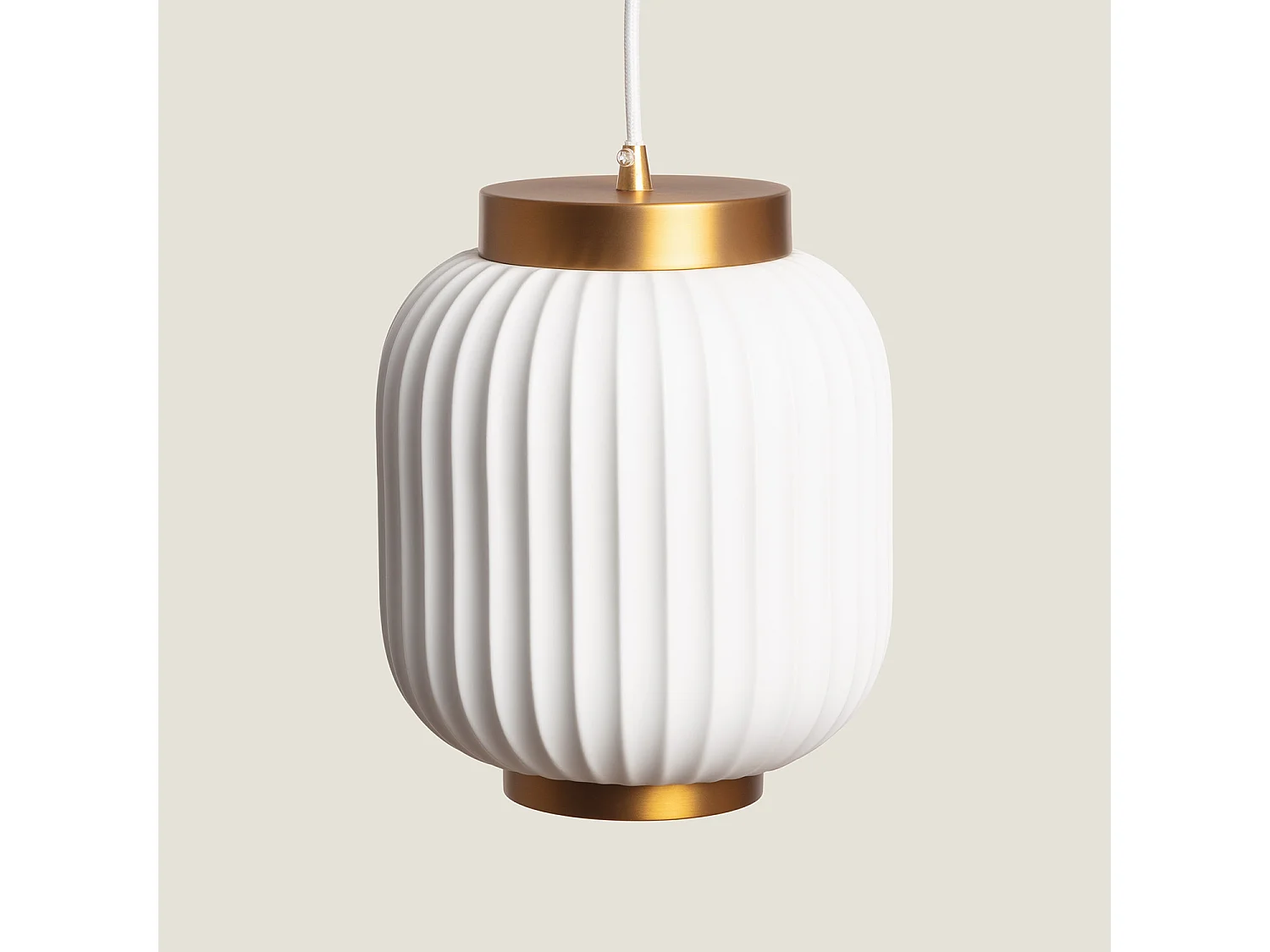 Lampada a Sospensione Porcellana Irazu Jeko Bianco