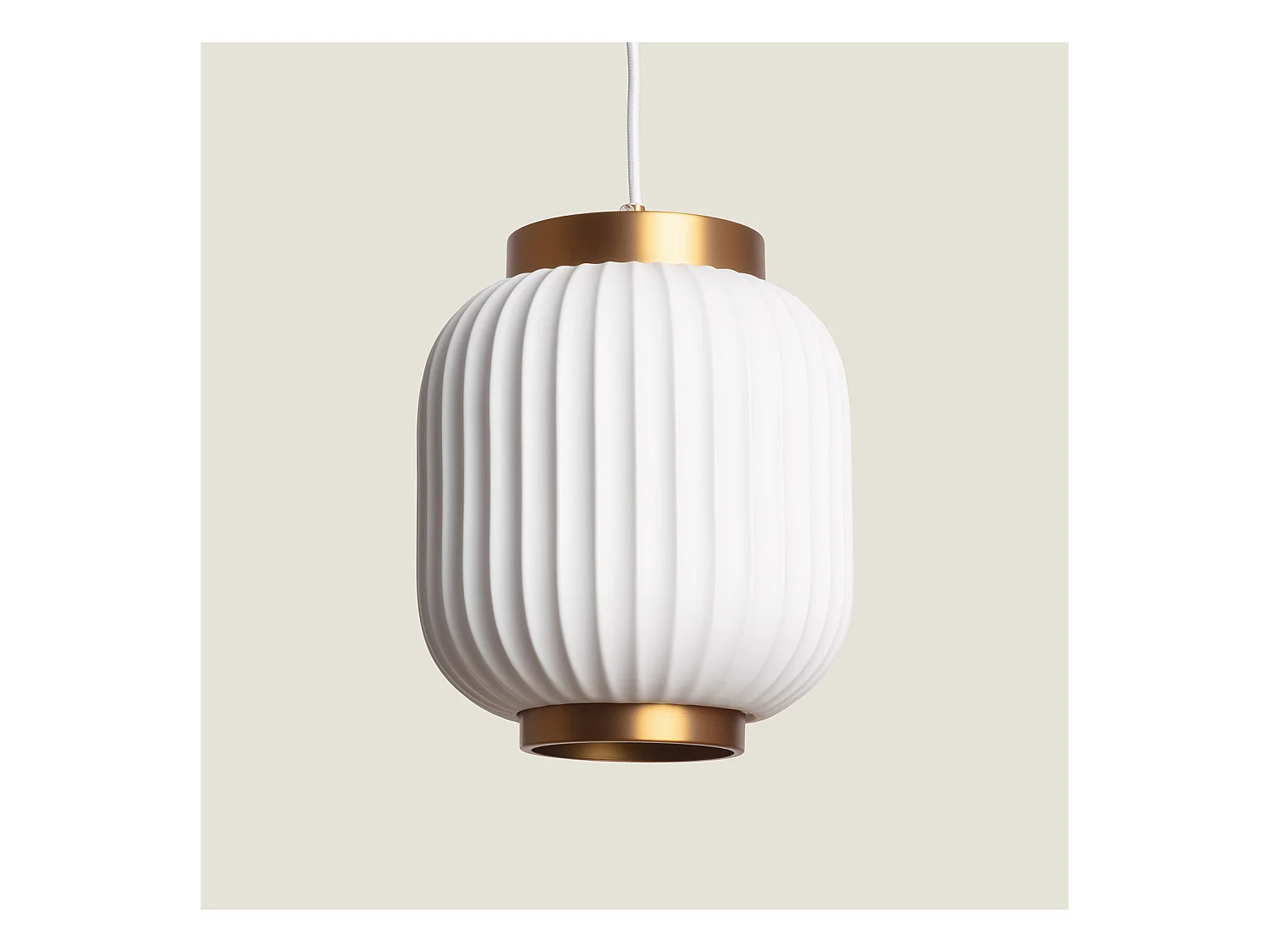 Suspension Porcelaine Irazu Jeko Blanc