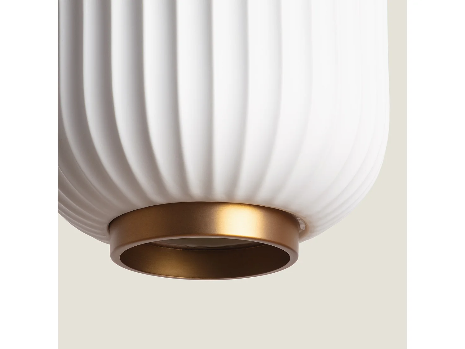 Lámpara Colgante de Porcelana Irazu Jeko Blanco