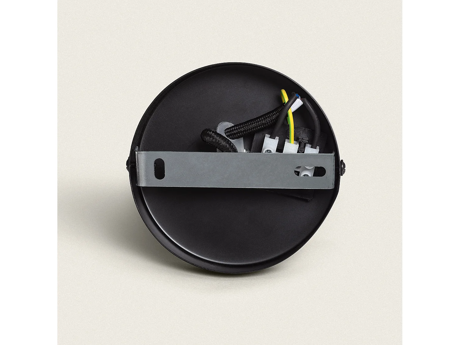 Lampada a Sospensione Metallo e Vetro Factory Trasparente