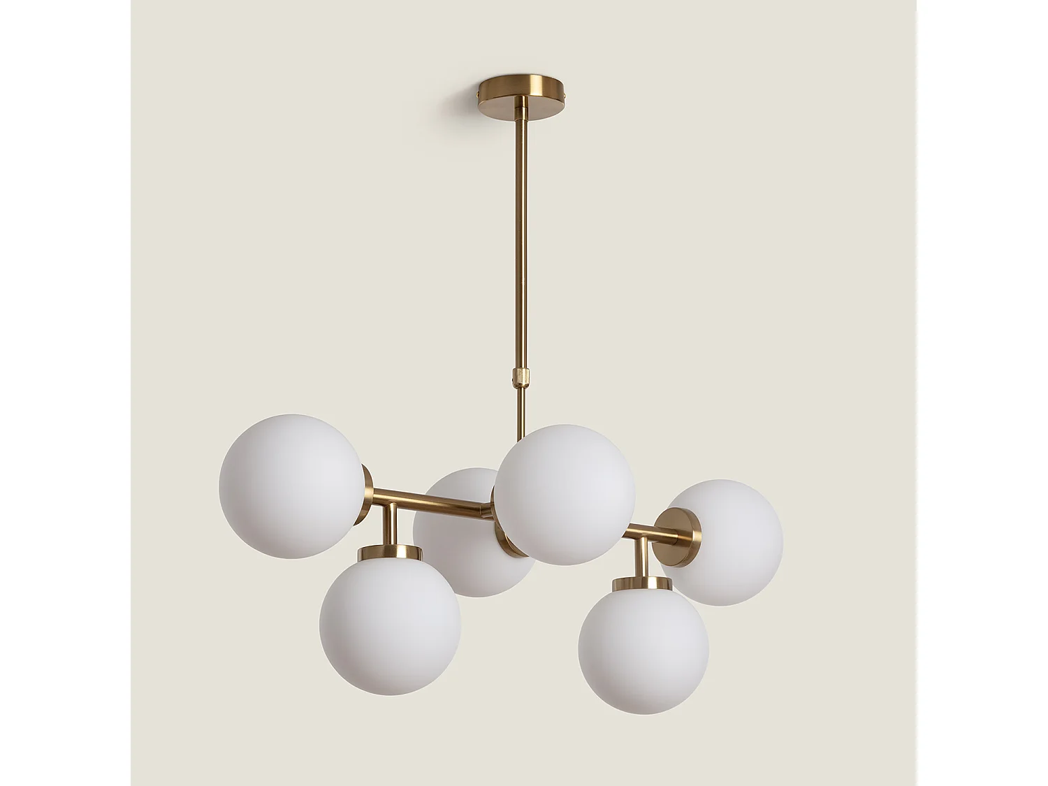 Suspension Métal et Verre Lautrec Doré