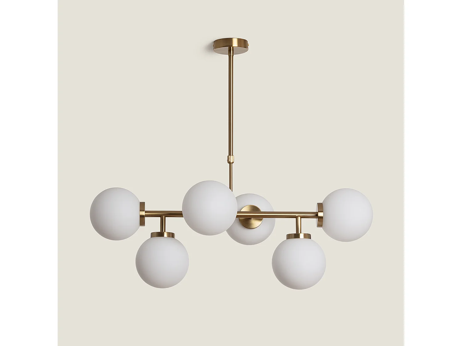 Suspension Métal et Verre Lautrec Doré