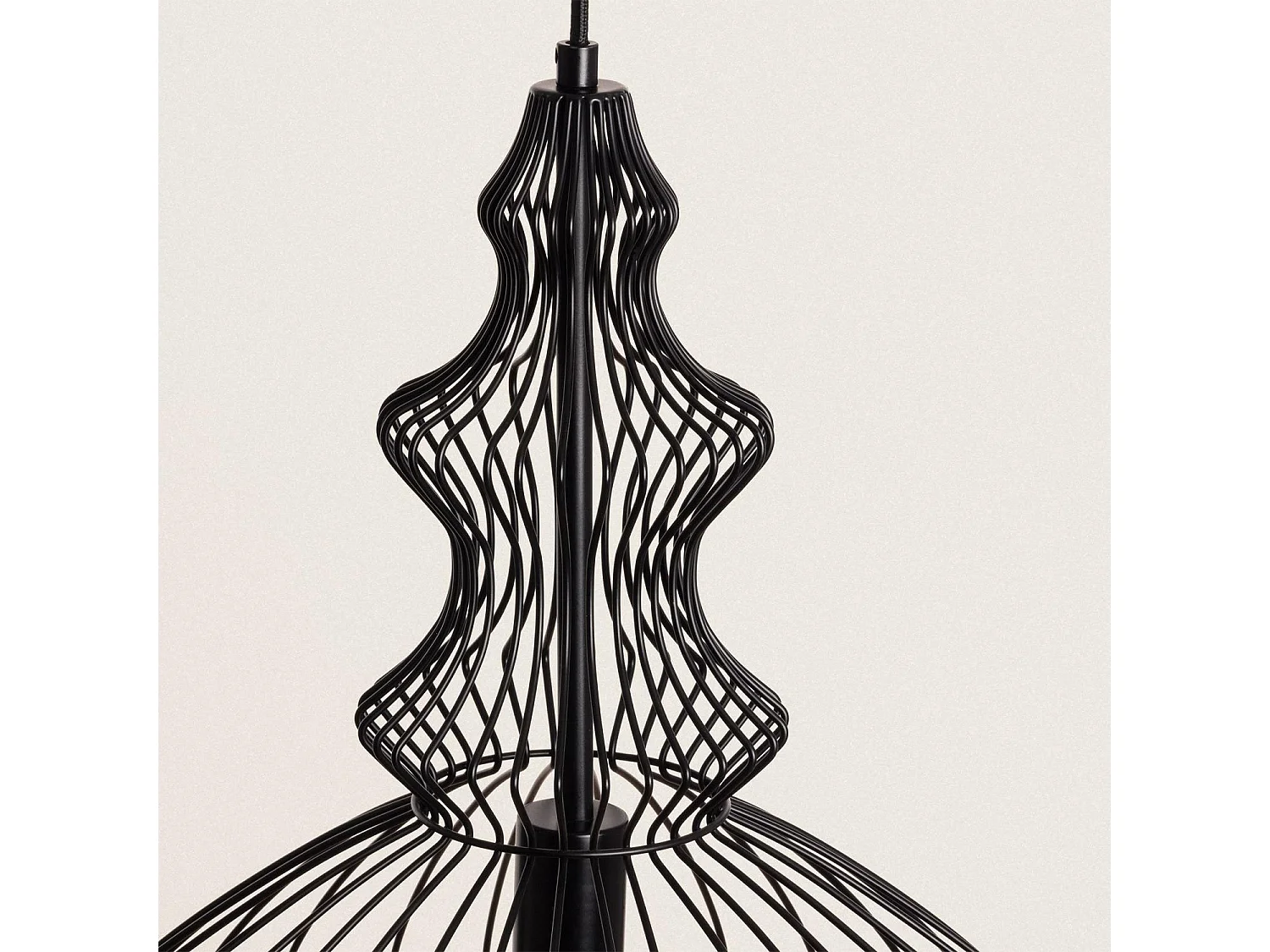 Suspension Métal Kelsie Noir