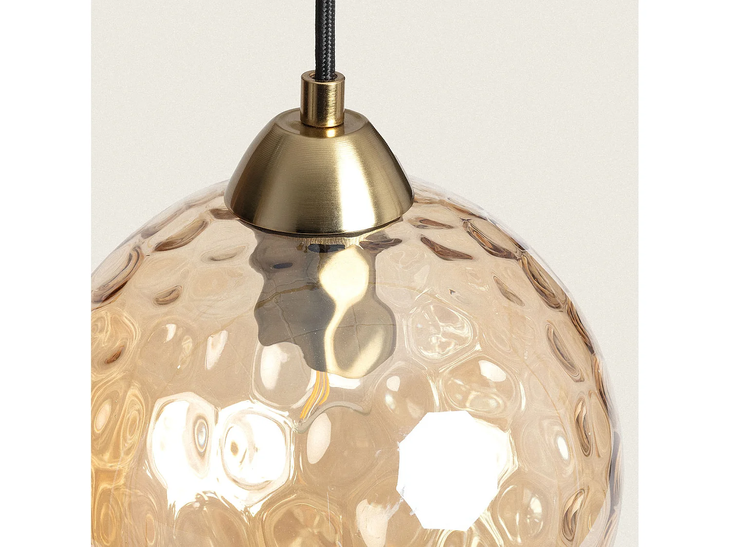 Suspension Crystal Cornelio Ambre