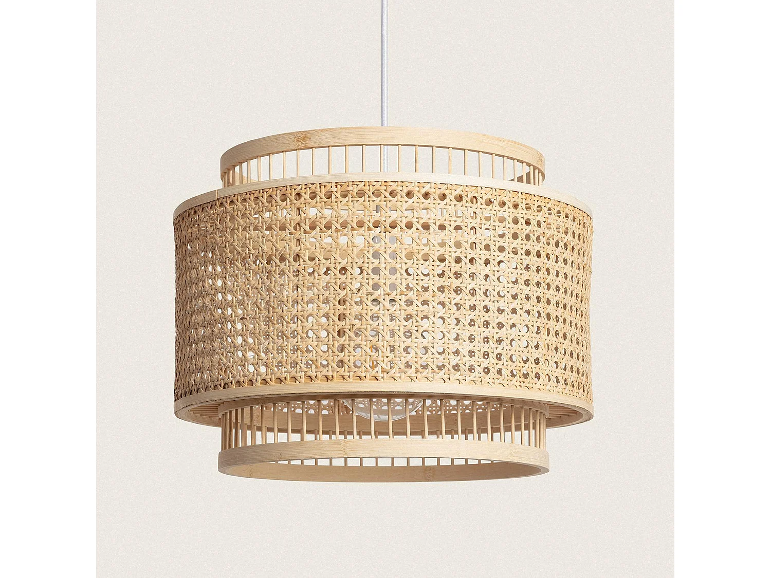 Lampada a Sospensione Bambù Bangkal Naturale