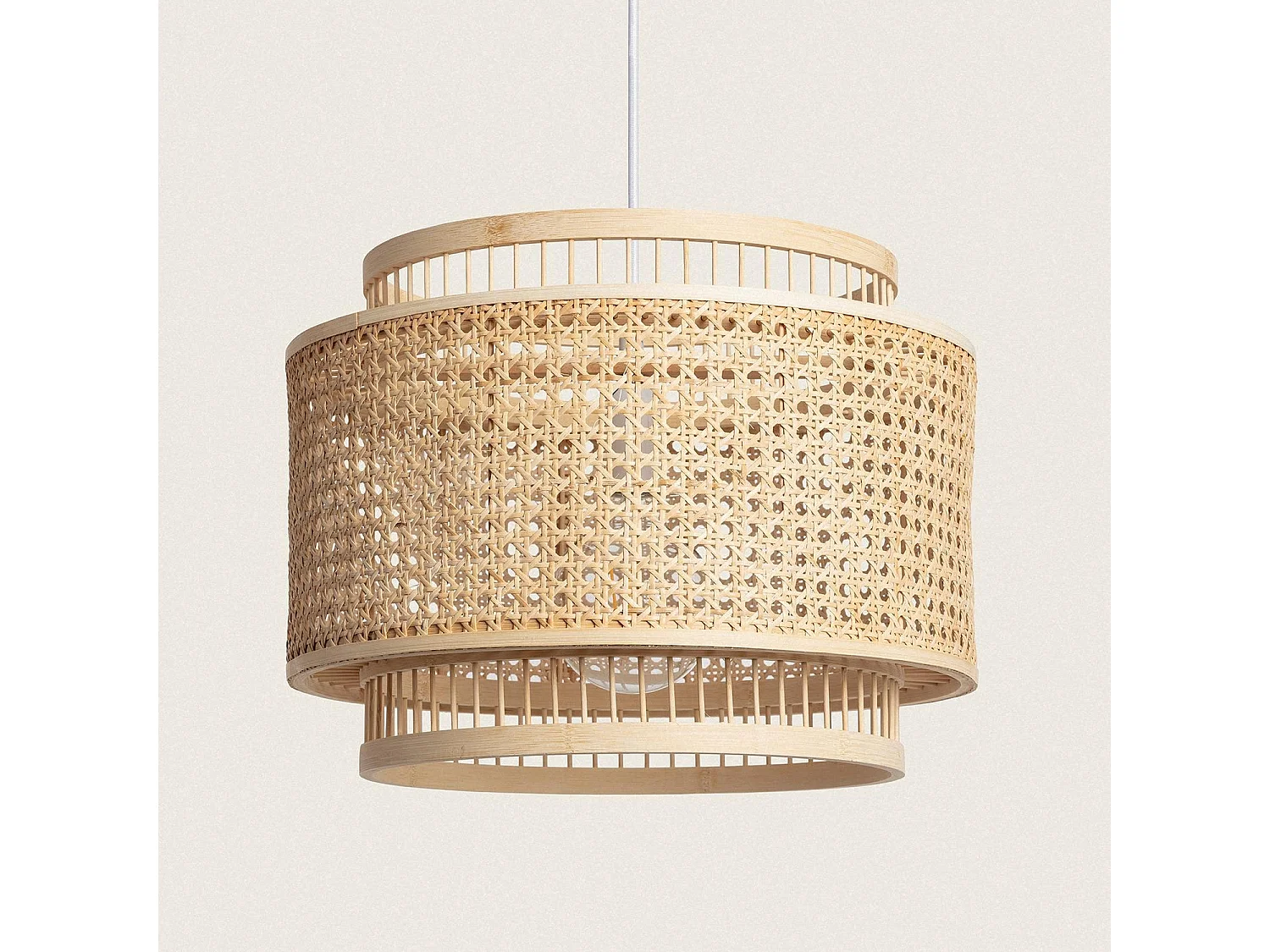 Lampada a Sospensione Bambù Bangkal Naturale