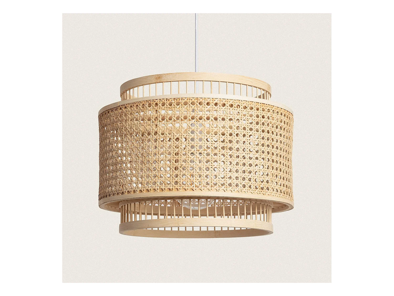 Suspension Bambou Bangkal Naturel