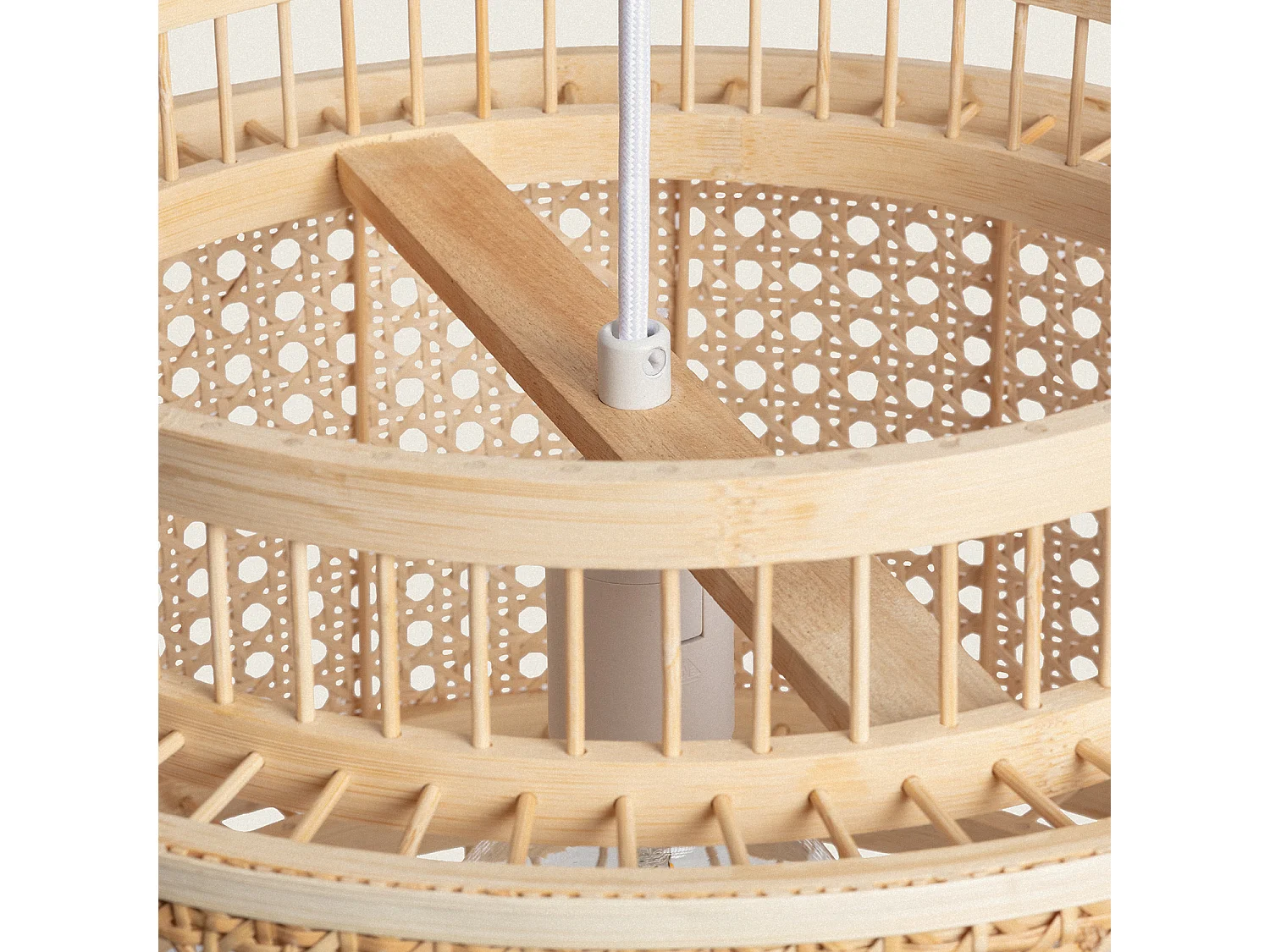 Suspension Bambou Bangkal Naturel