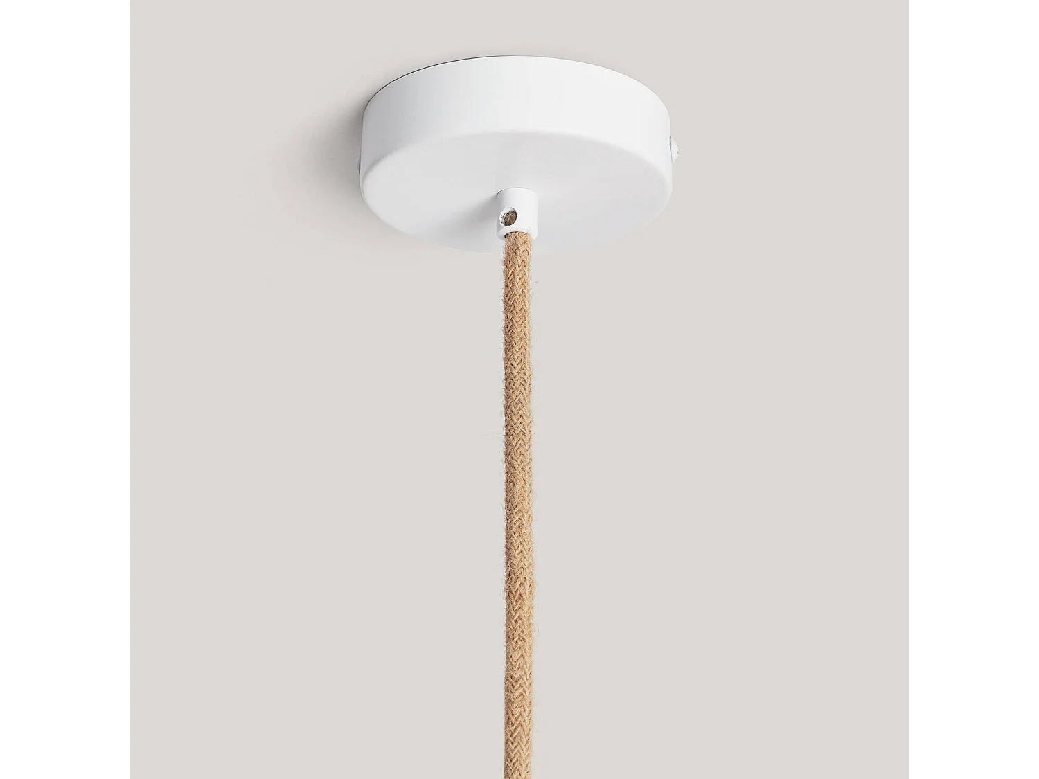 Lampada Sospensione Fibre Naturali Arya Arancione