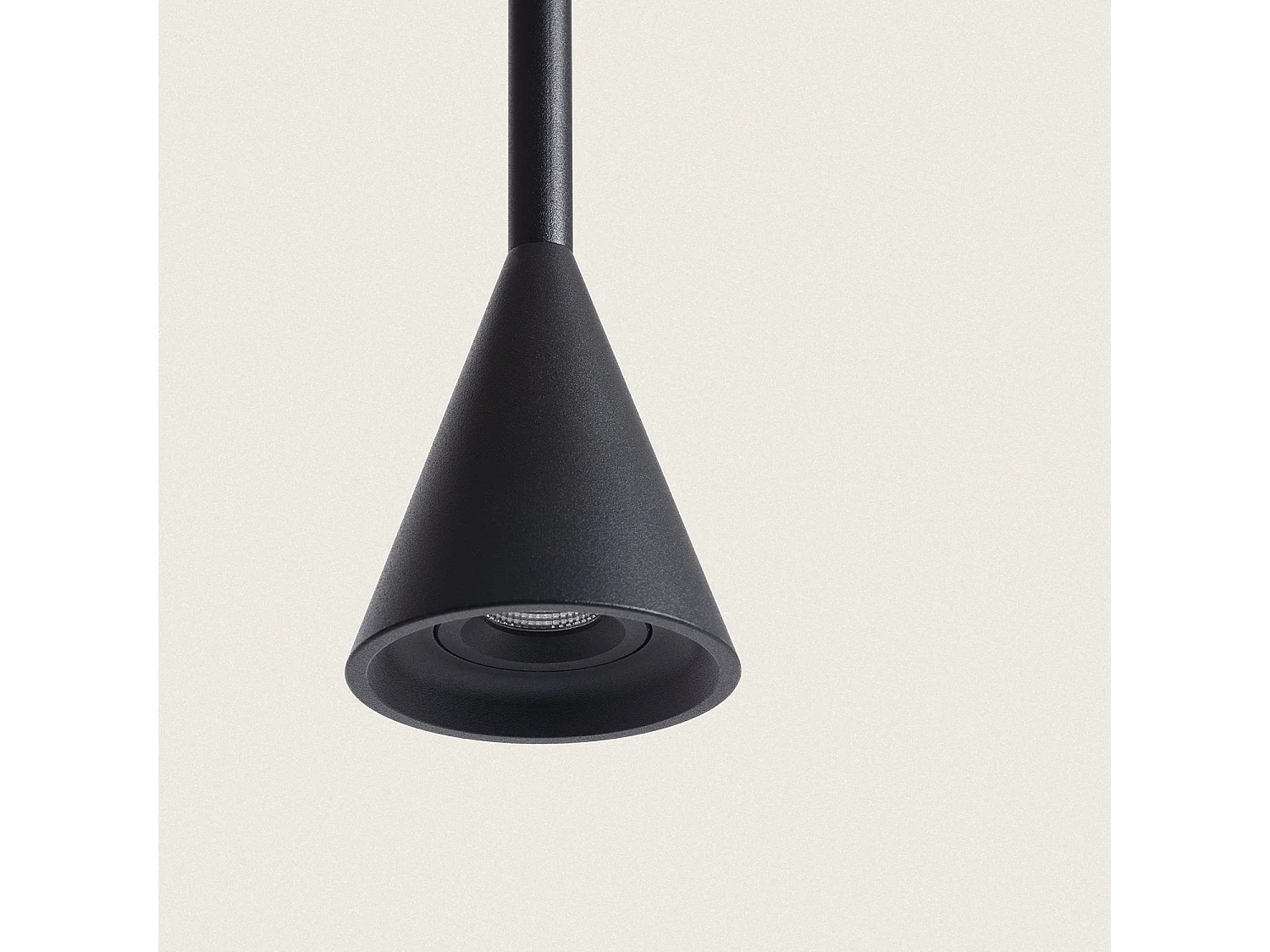 Lámpara Colgante LED 6W Aluminio Piaski Negro