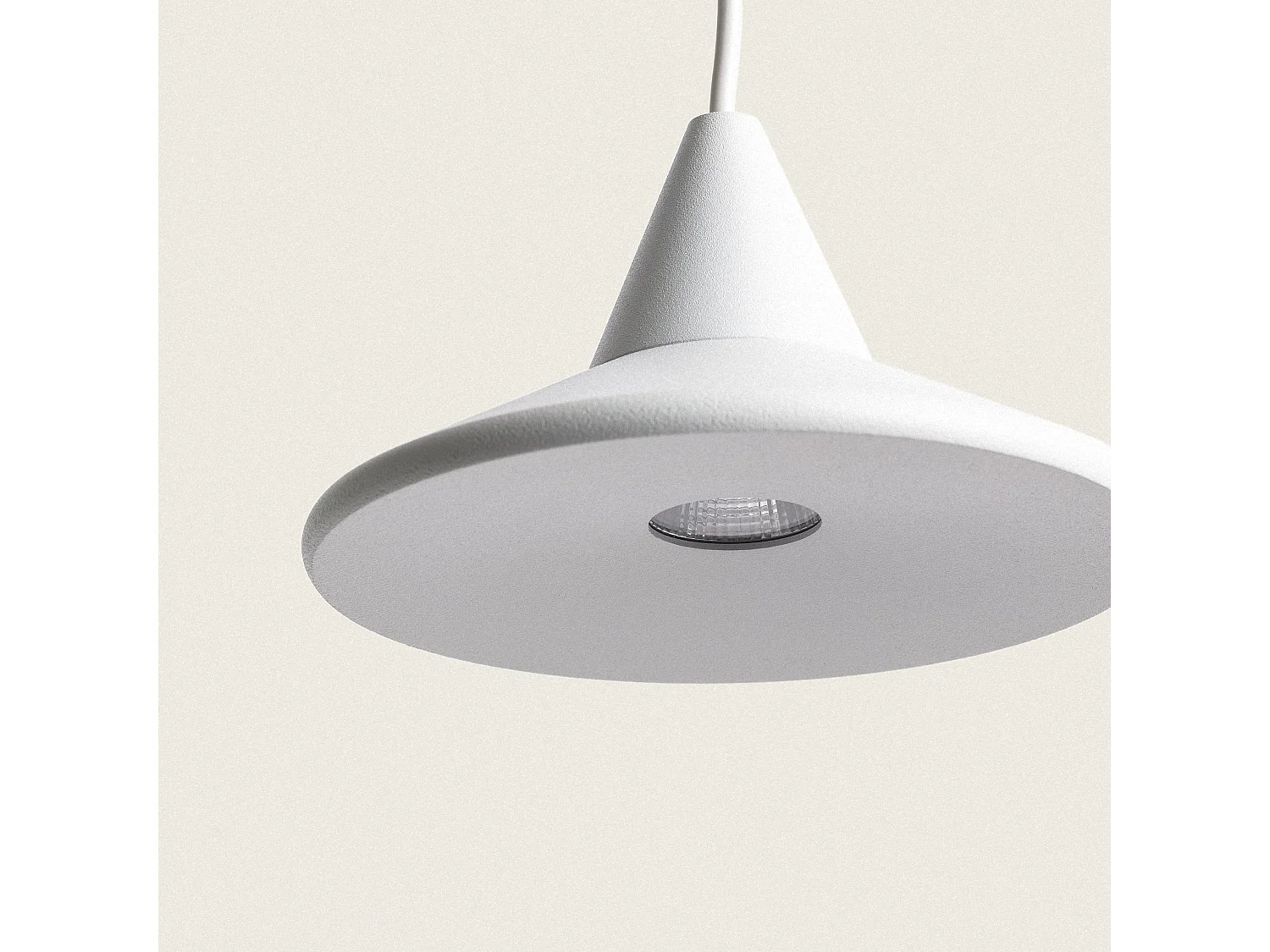 Lámpara Colgante LED 6W Aluminio Edsel Blanco