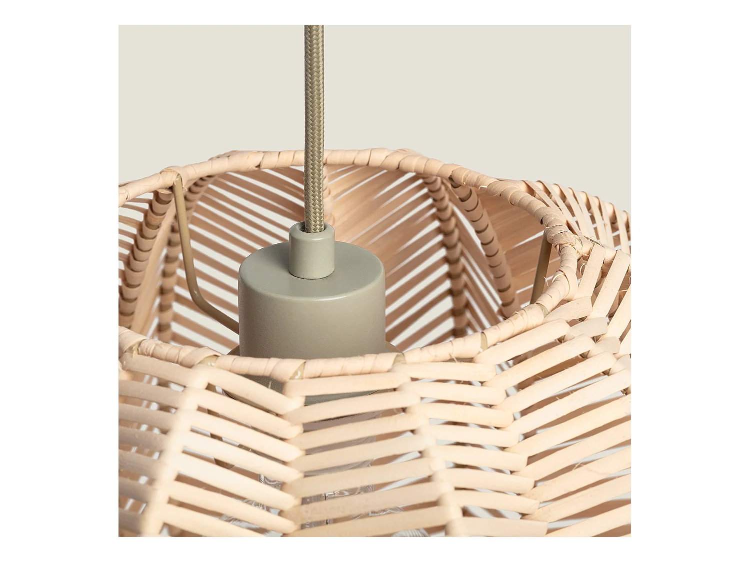 Lampada a Sospensione Rattan Tobonga Naturale