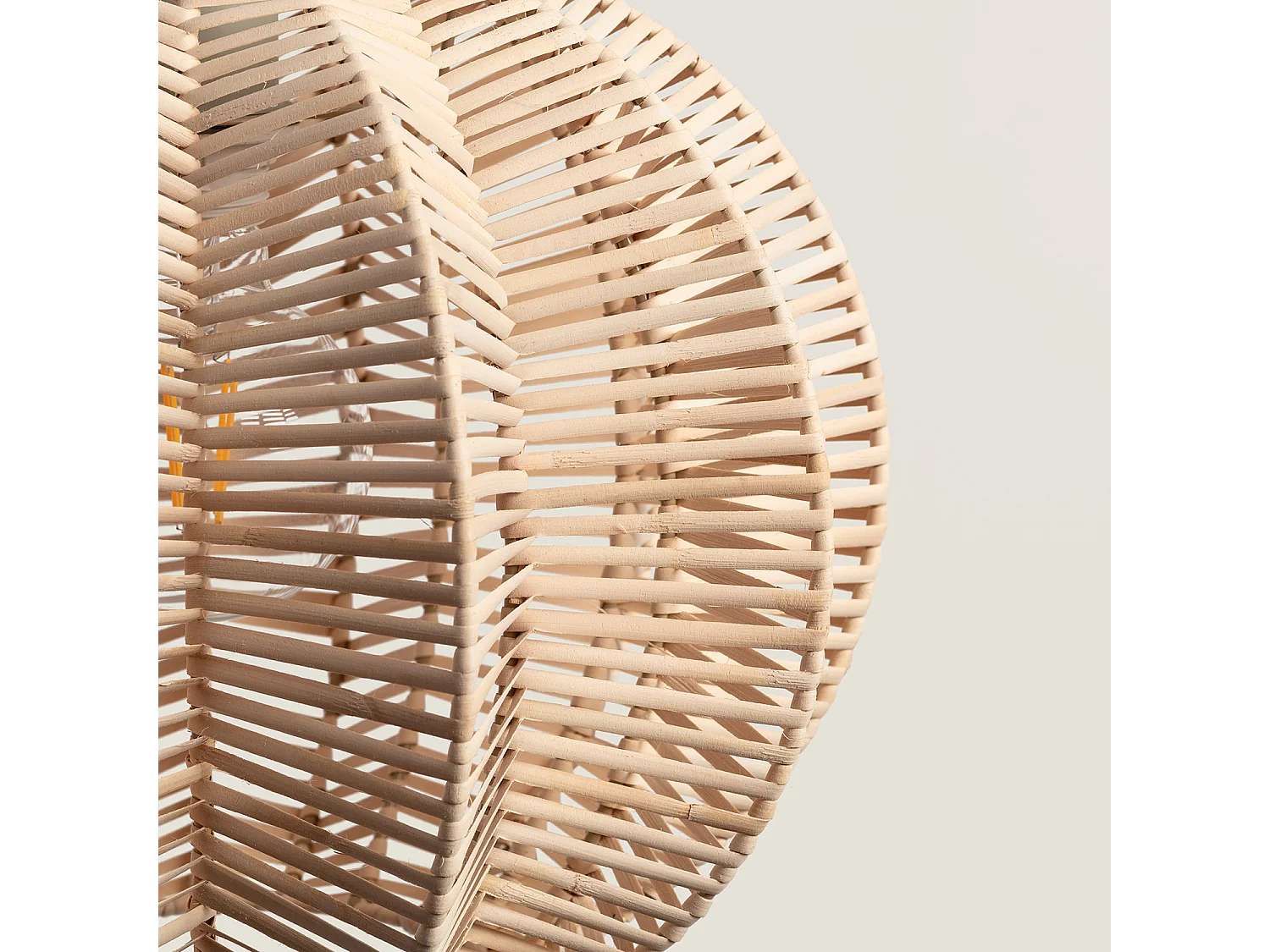 Lampada a Sospensione Rattan Tobonga Naturale