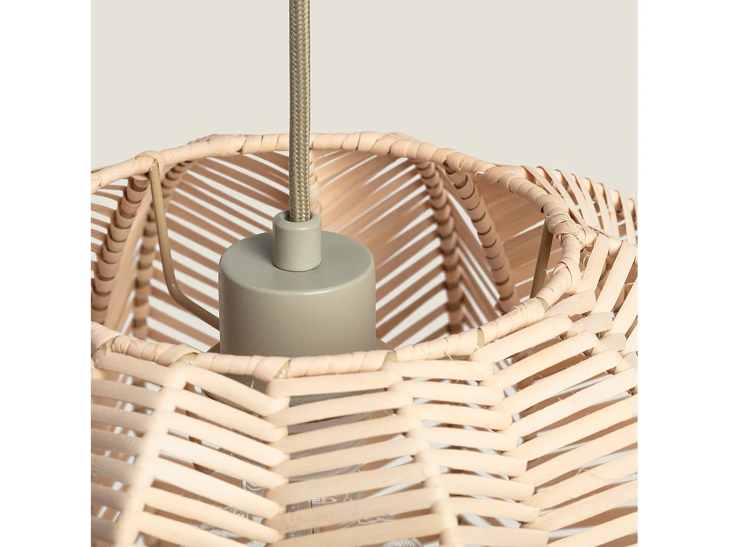 Lampada a Sospensione Rattan Tobonga Naturale
