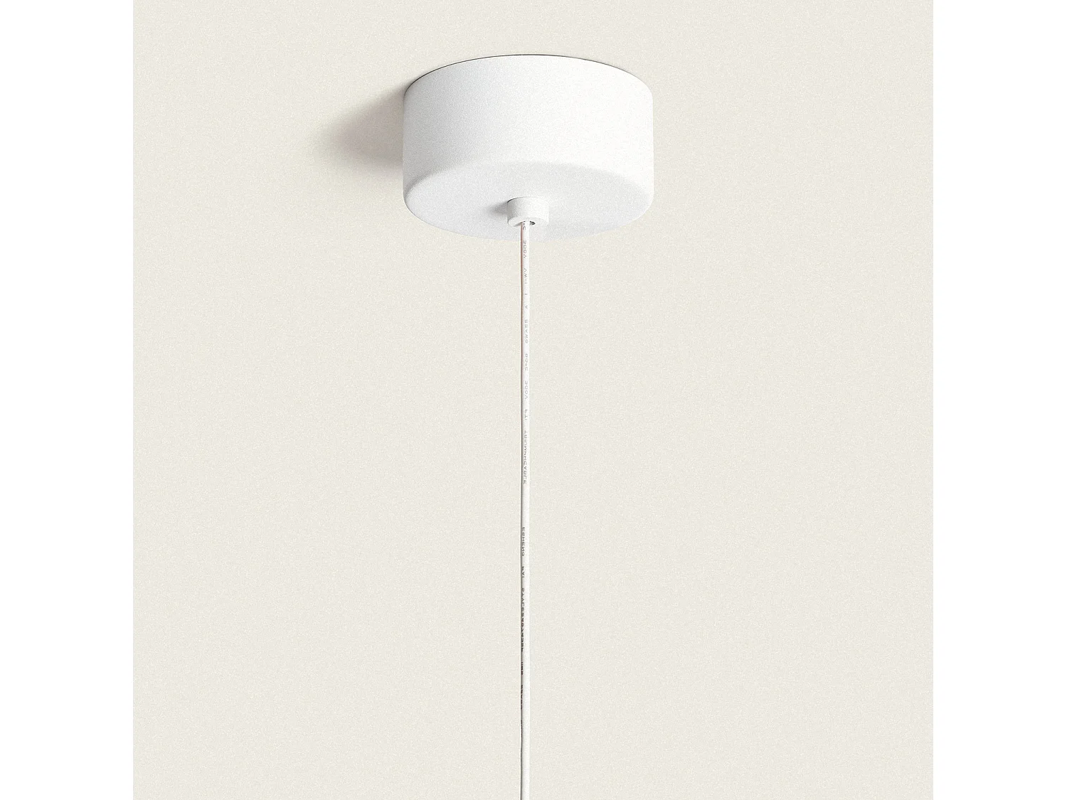 Lámpara Colgante LED 6W Aluminio Piaski Blanco