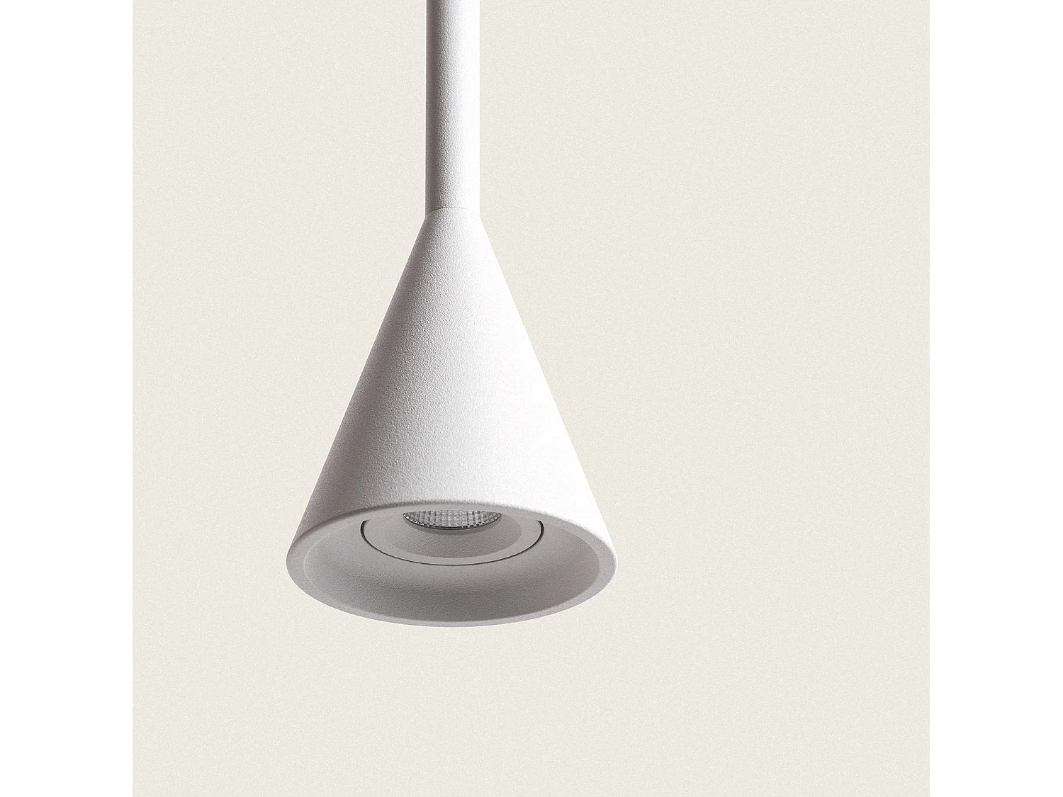 Lámpara Colgante LED 6W Aluminio Piaski Blanco