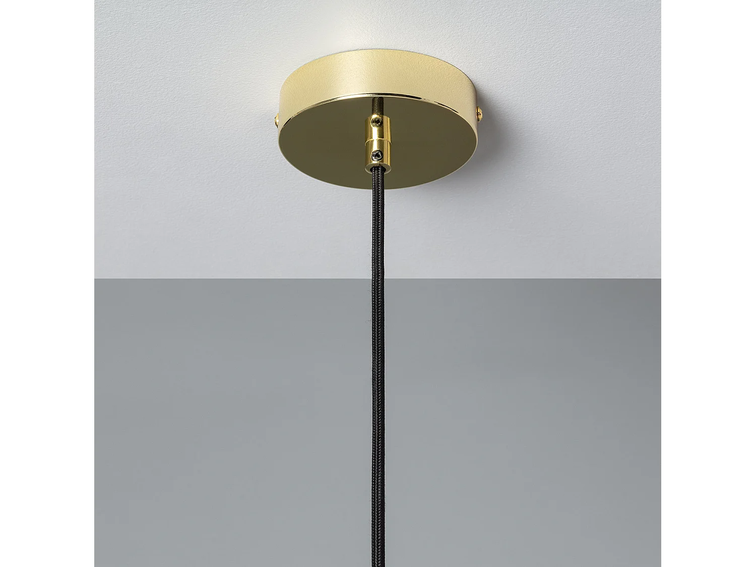 Lampada a Sospensione Baudelaire Metallo e Vetro Verde