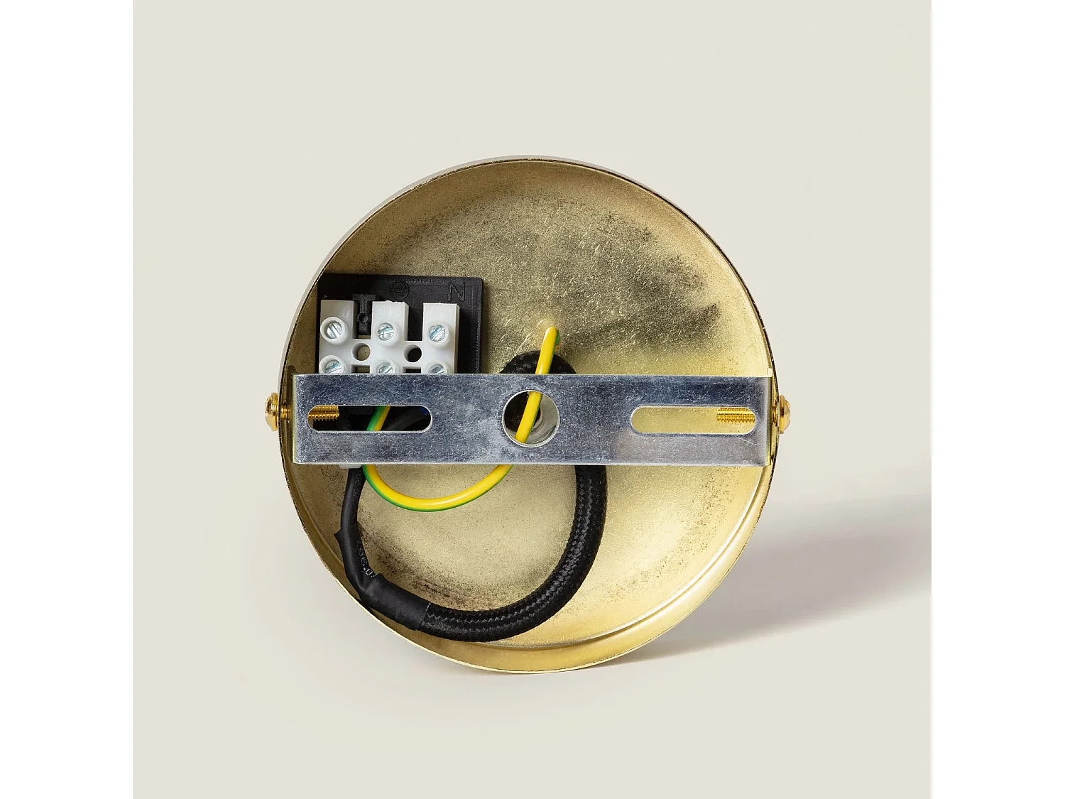 Lampada a Sospensione Baudelaire Metallo e Vetro Rosso