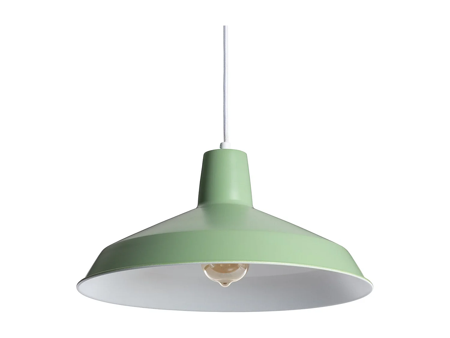 Lámpara Colgante Metal Meistter Verde Celadón